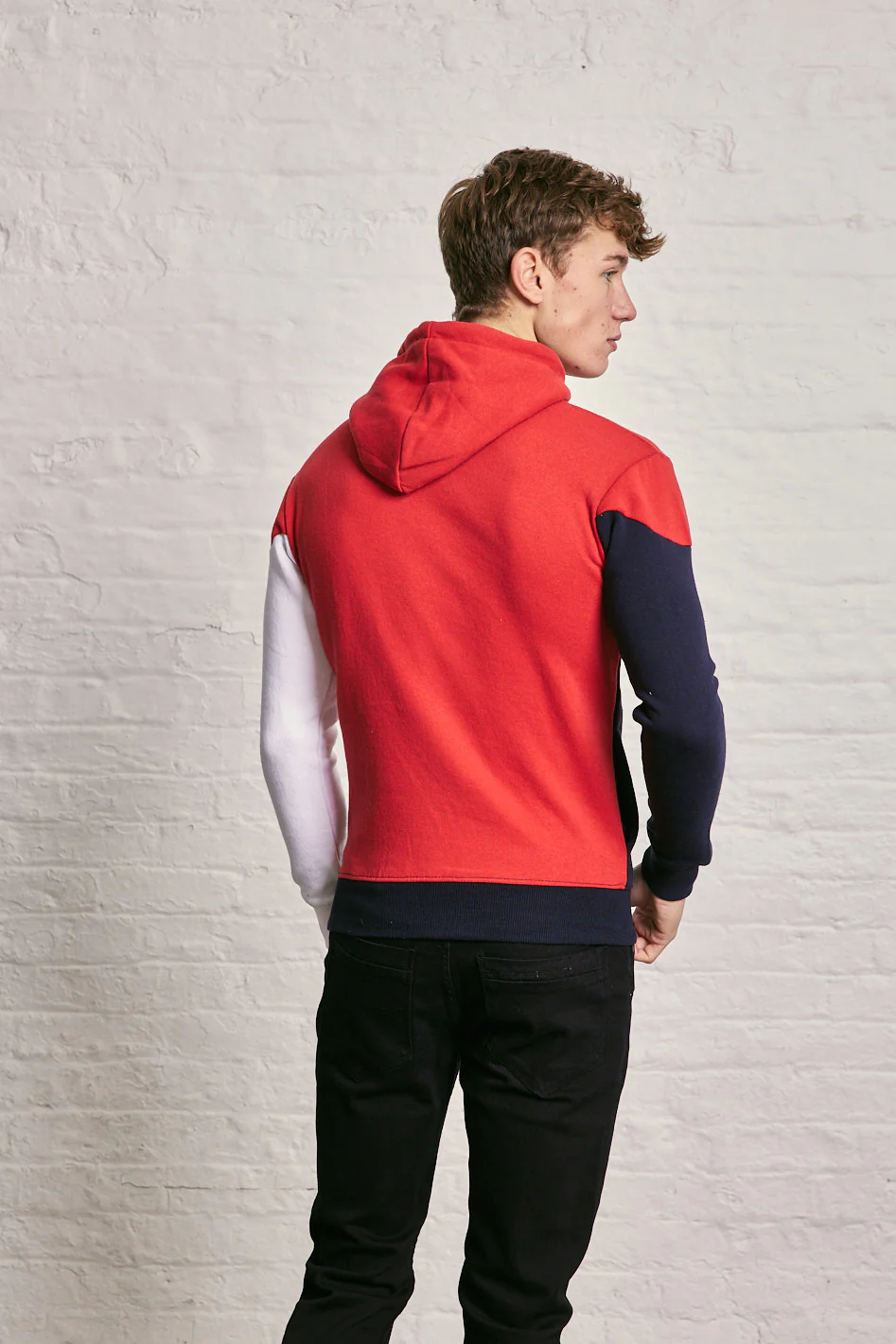 3 Colour Block Hoodie - Image 5