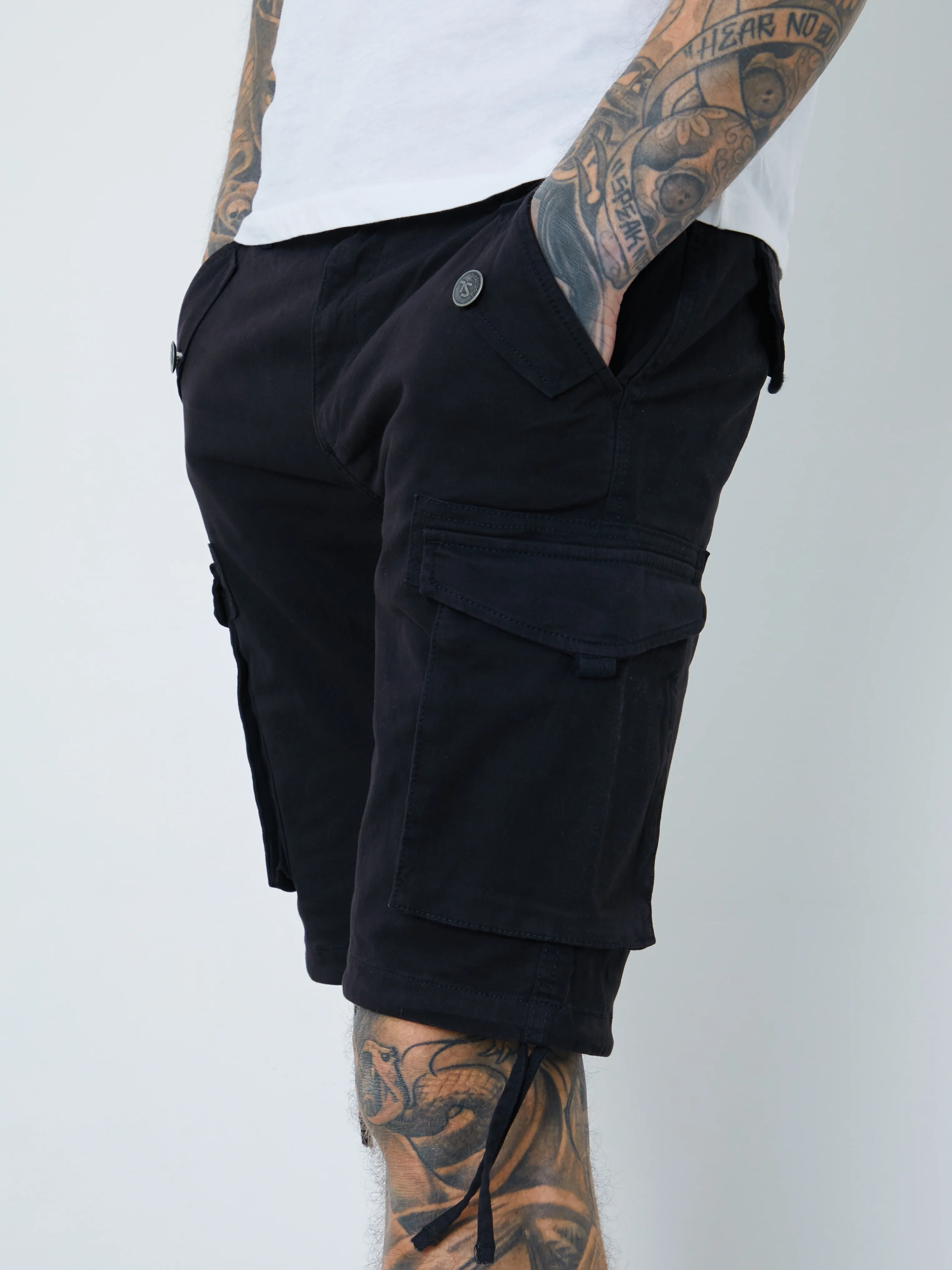 Garment Dyed Cargo Shorts