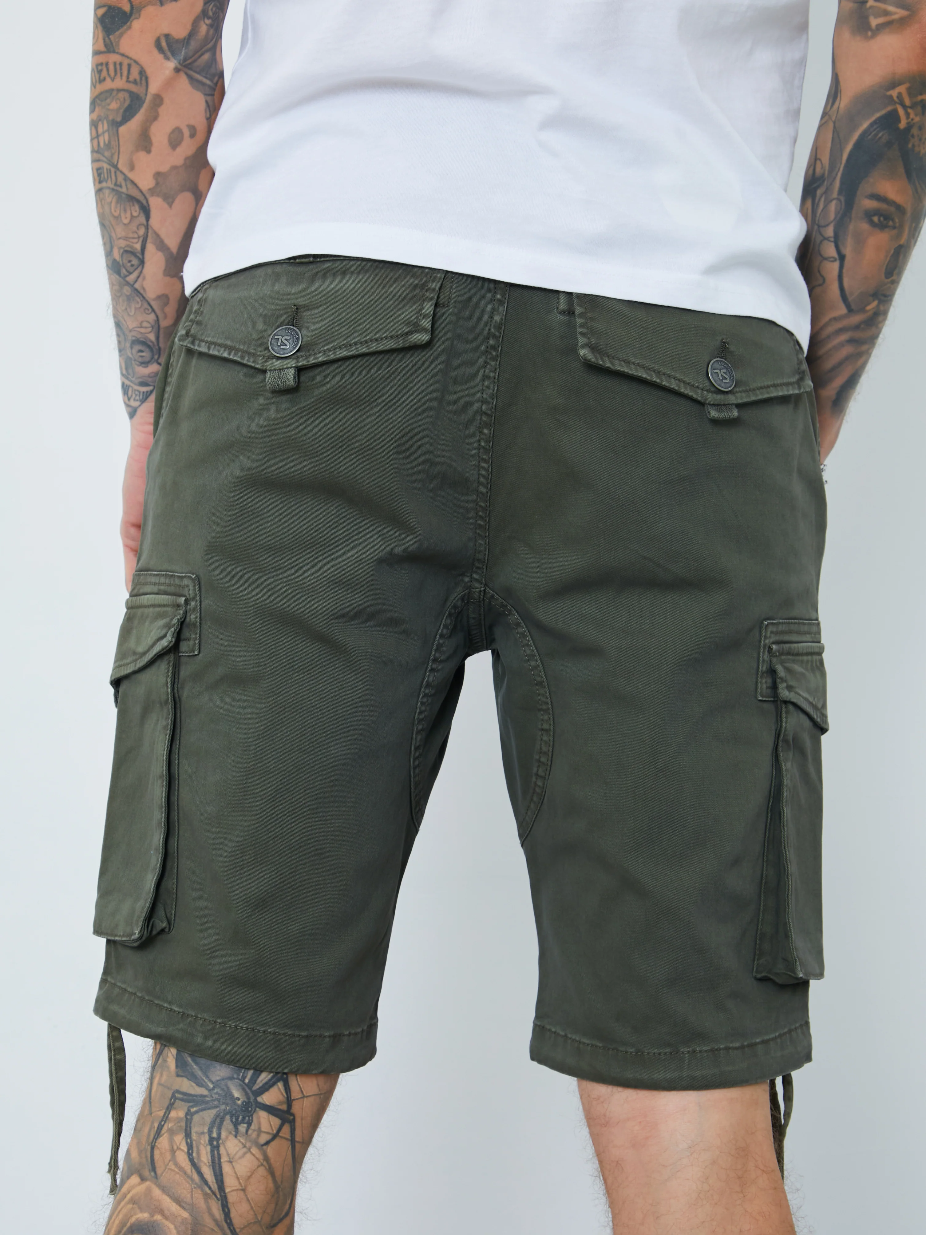 Garment Dyed Cargo Shorts - Image 7