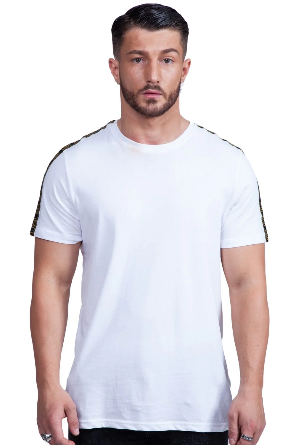 Harland Back Neck Tape Tee - Image 5