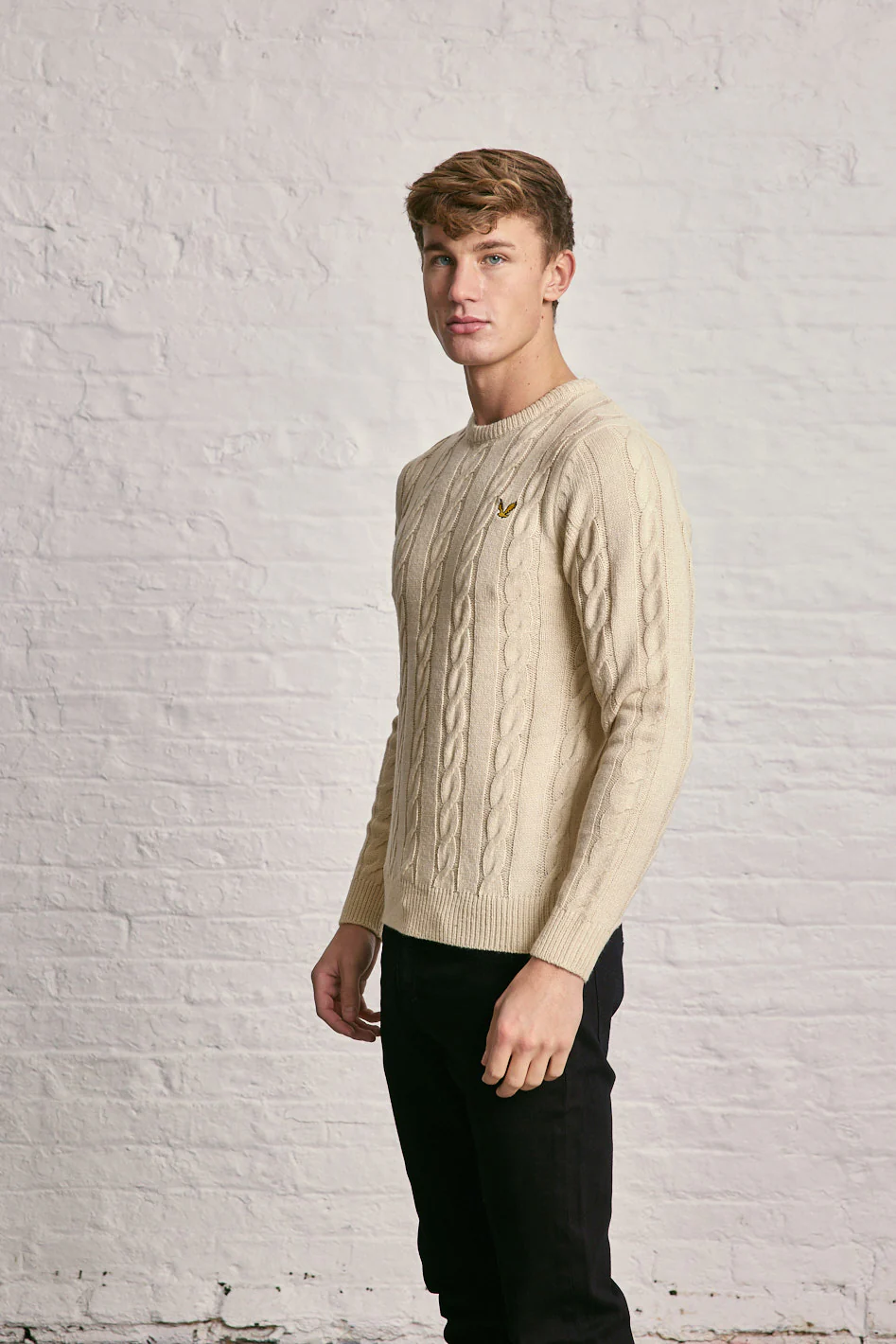 Cable Crew Neck Knitwear - Image 2