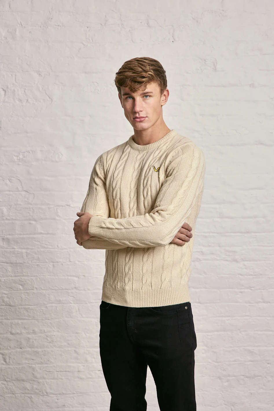 Cable Crew Neck Knitwear - Image 5