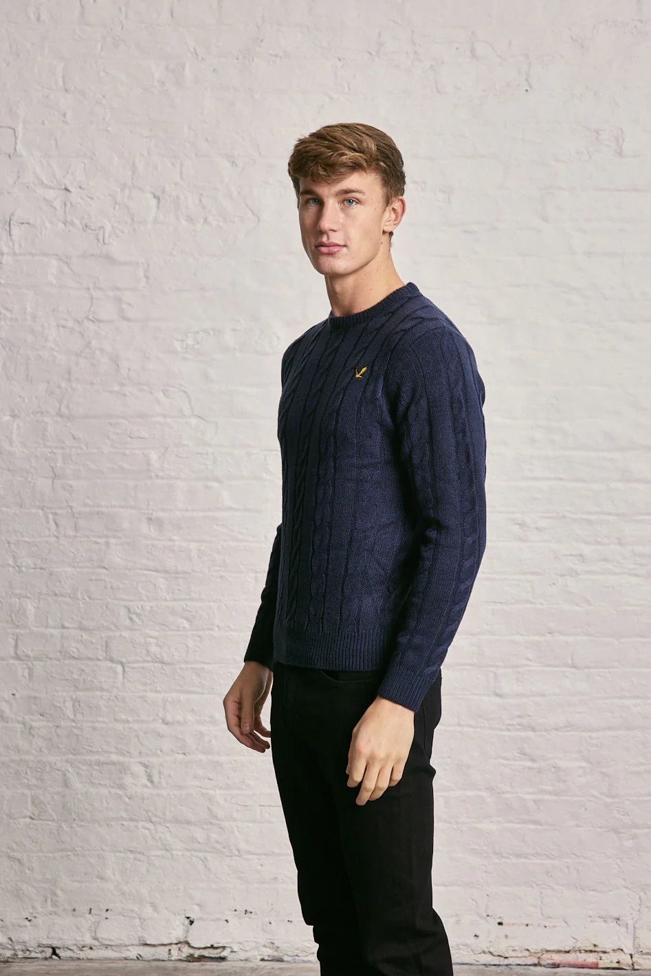 Cable Crew Neck Knitwear - Image 7