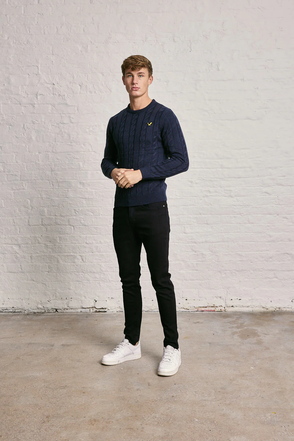 Cable Crew Neck Knitwear - Image 9