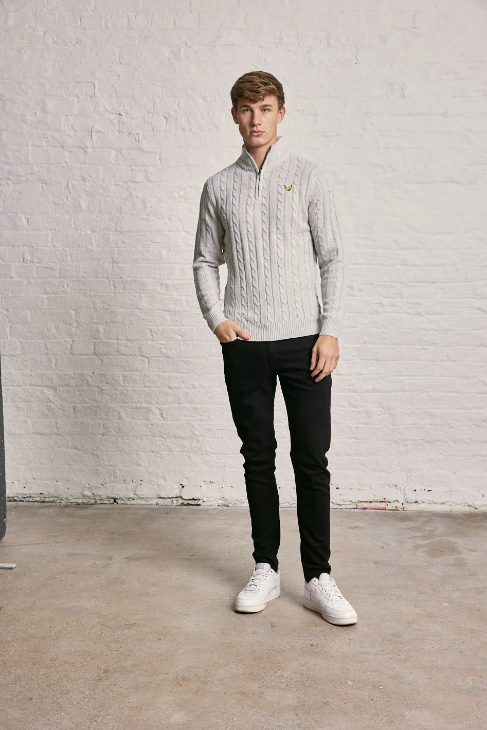 Cable Half Zip Jumper - Image 10