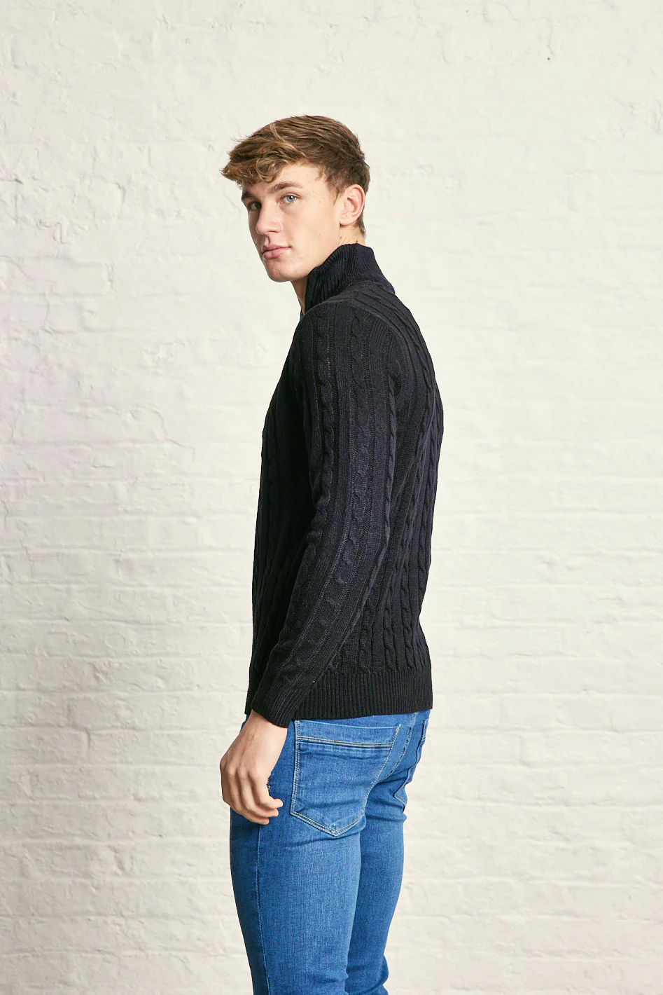 Cable Half Zip Jumper - Image 5
