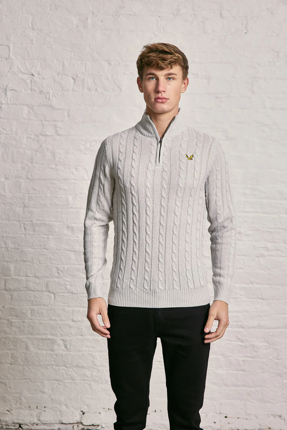 Cable Half Zip Jumper - Image 6