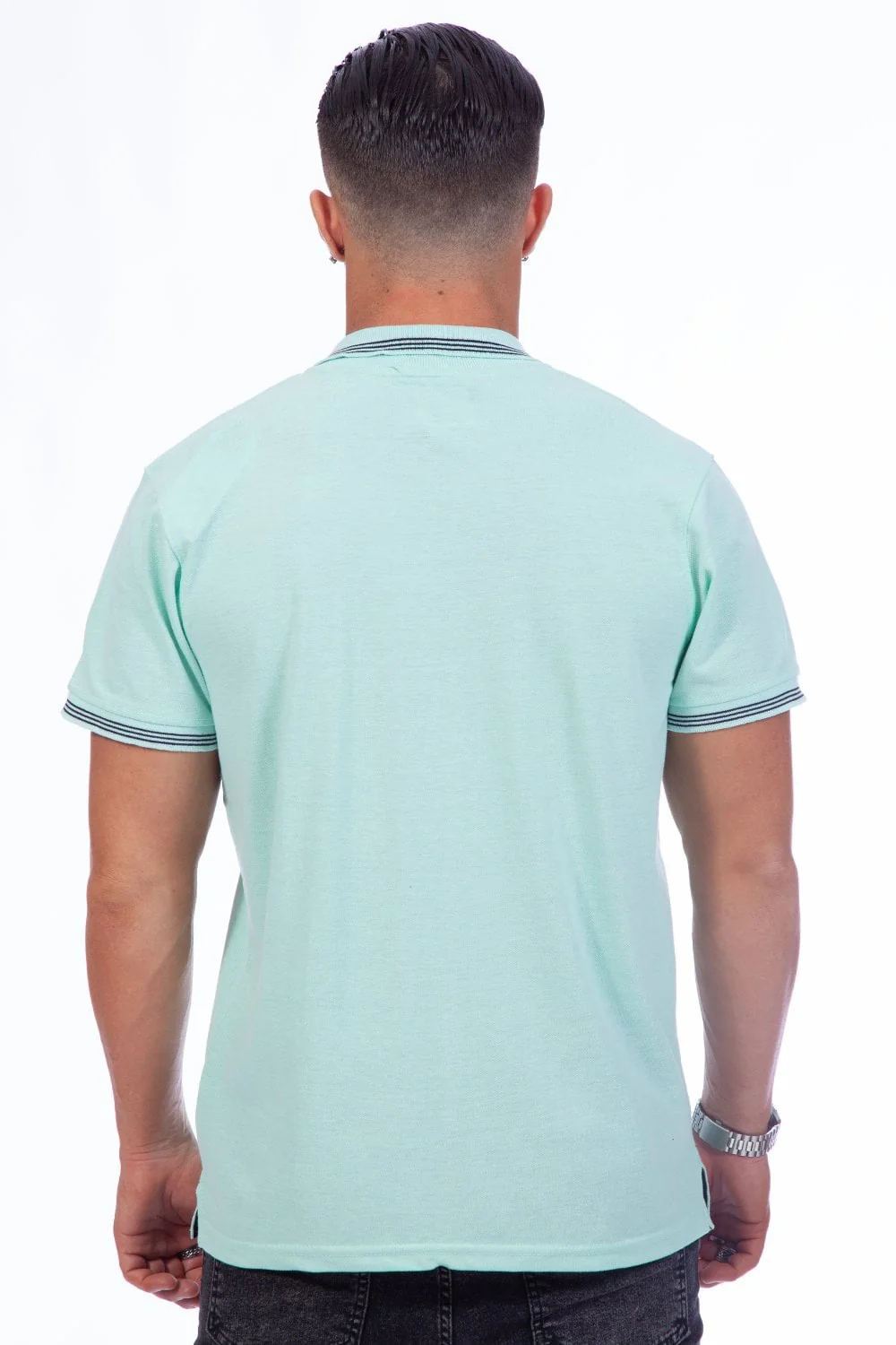 Chest Logo Polo Top - Image 3