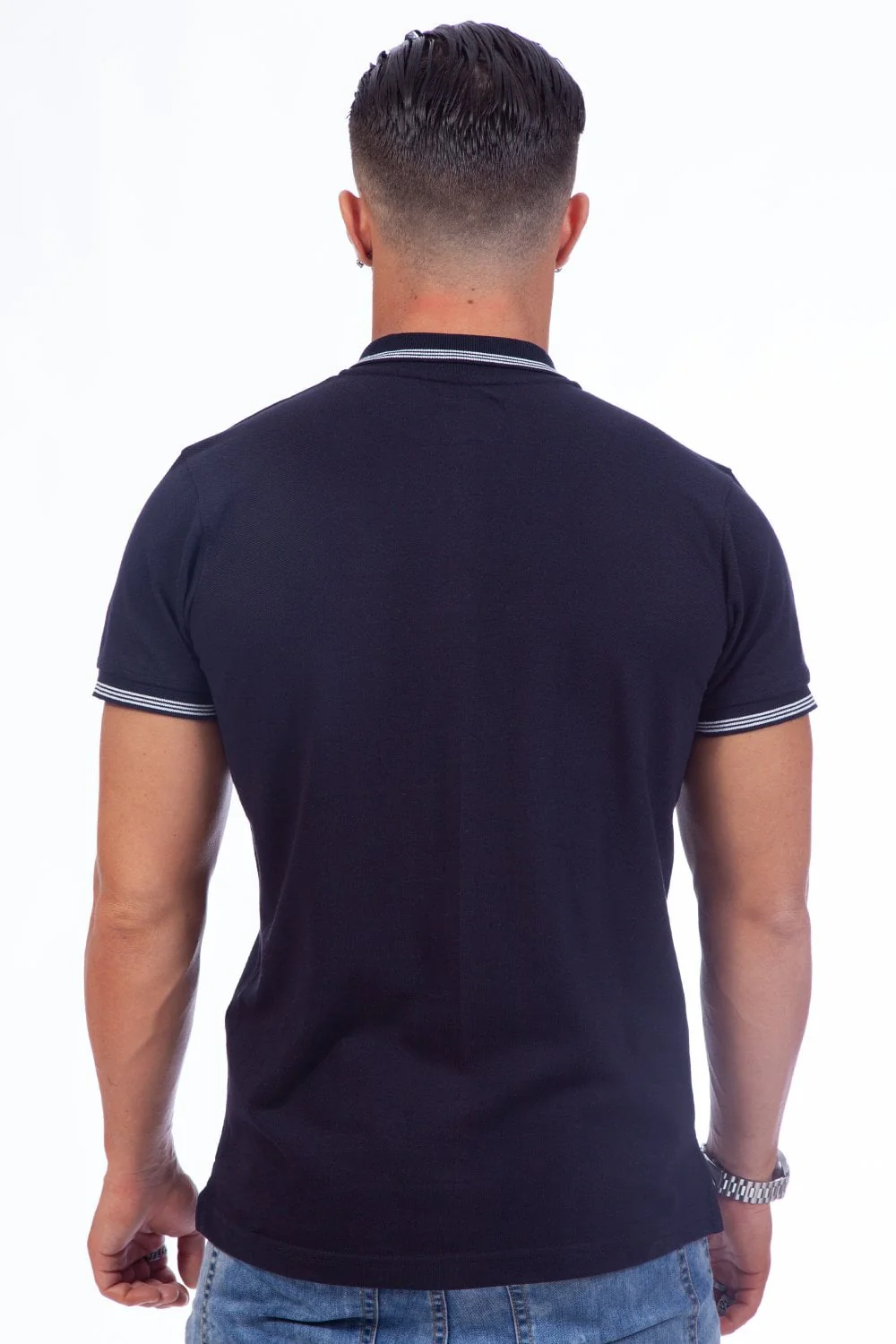 Chest Logo Polo Top - Image 6