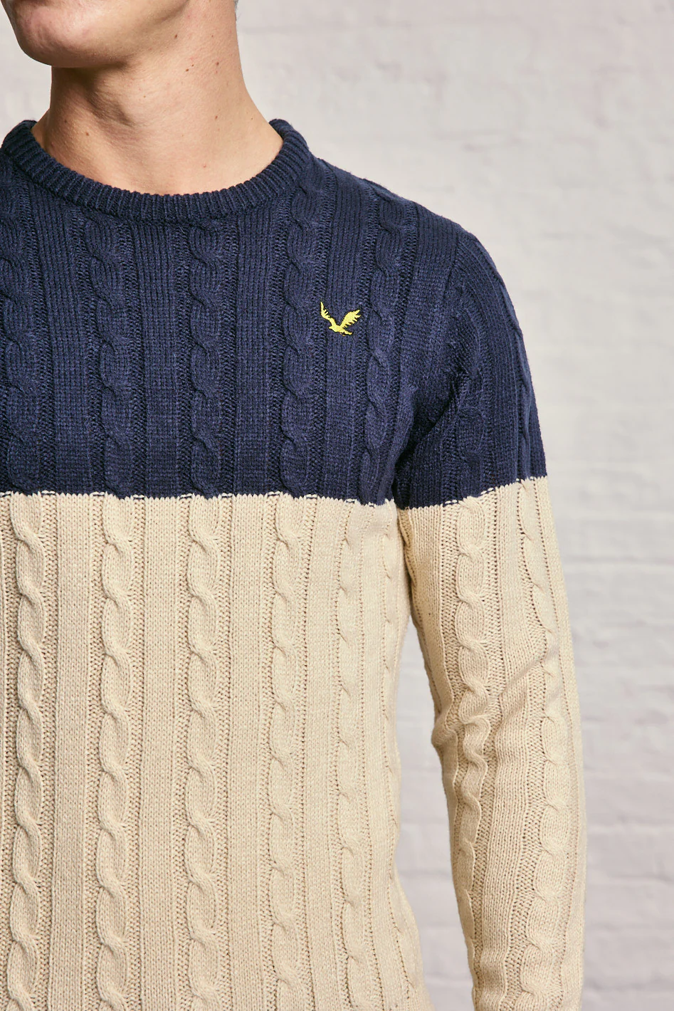 Colour Block Cable Knitwear - Image 11