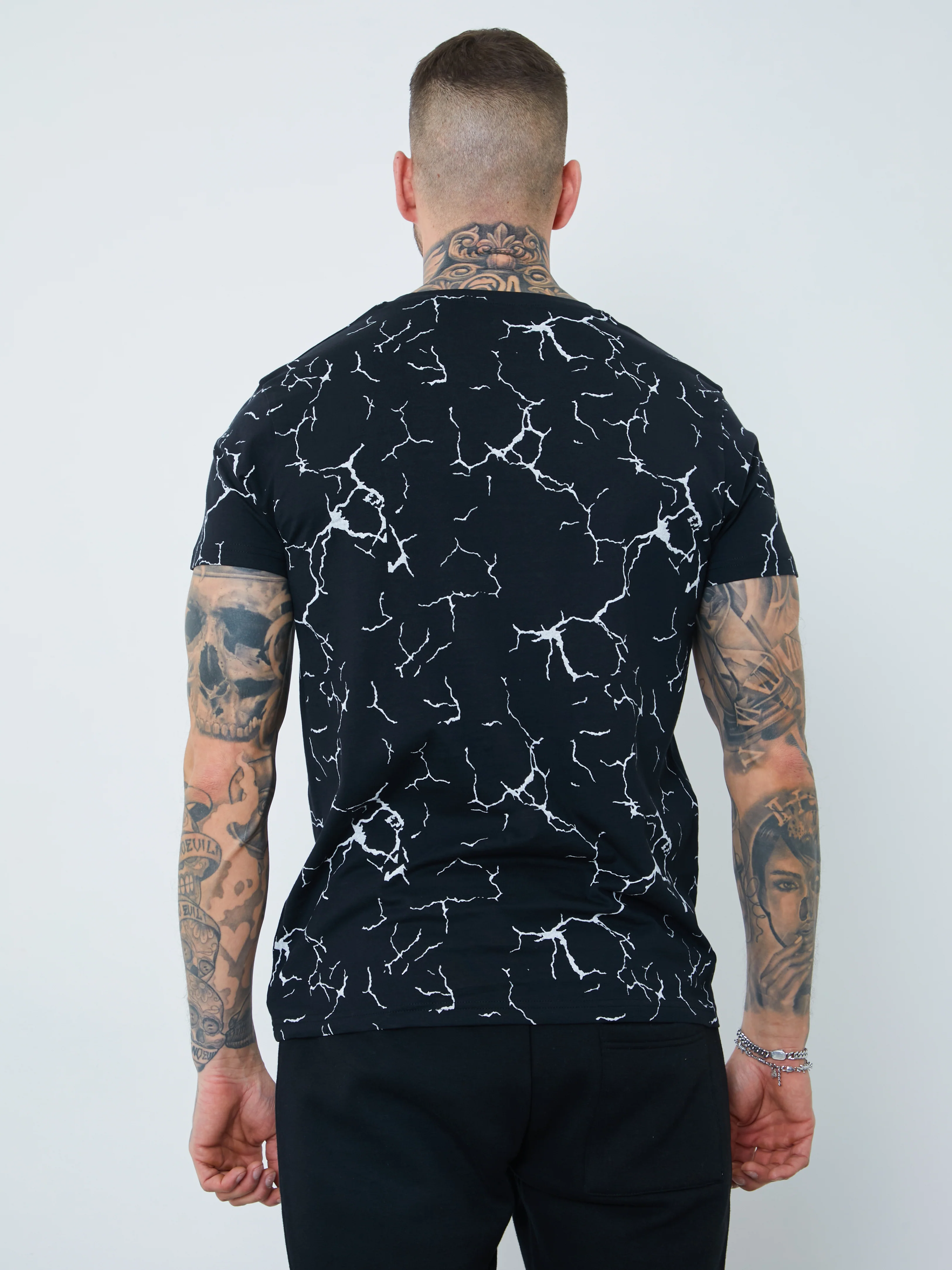Crack Print T-Shirt - Image 2