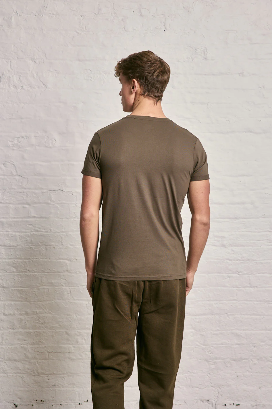 Crew Neck Pocket Roll T-Shirt - Image 26