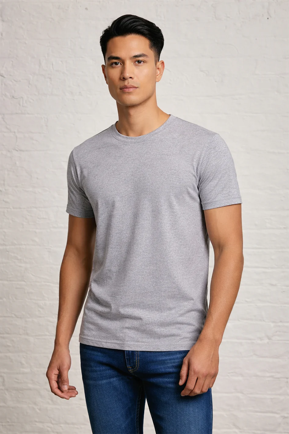 Crew Neck Pocket Roll T-Shirt - Image 31
