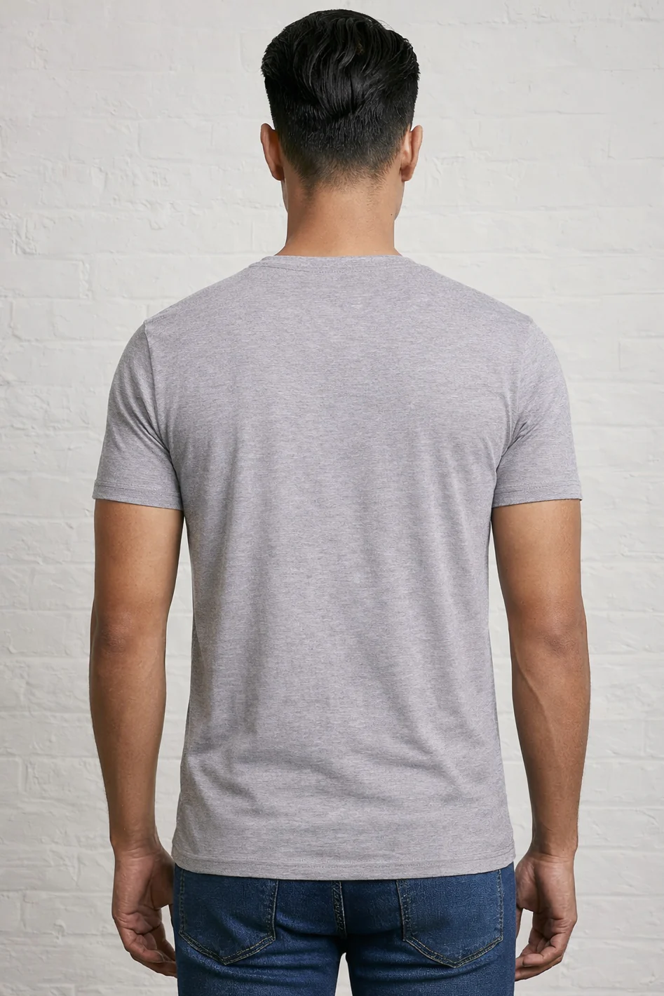 Crew Neck Pocket Roll T-Shirt - Image 33