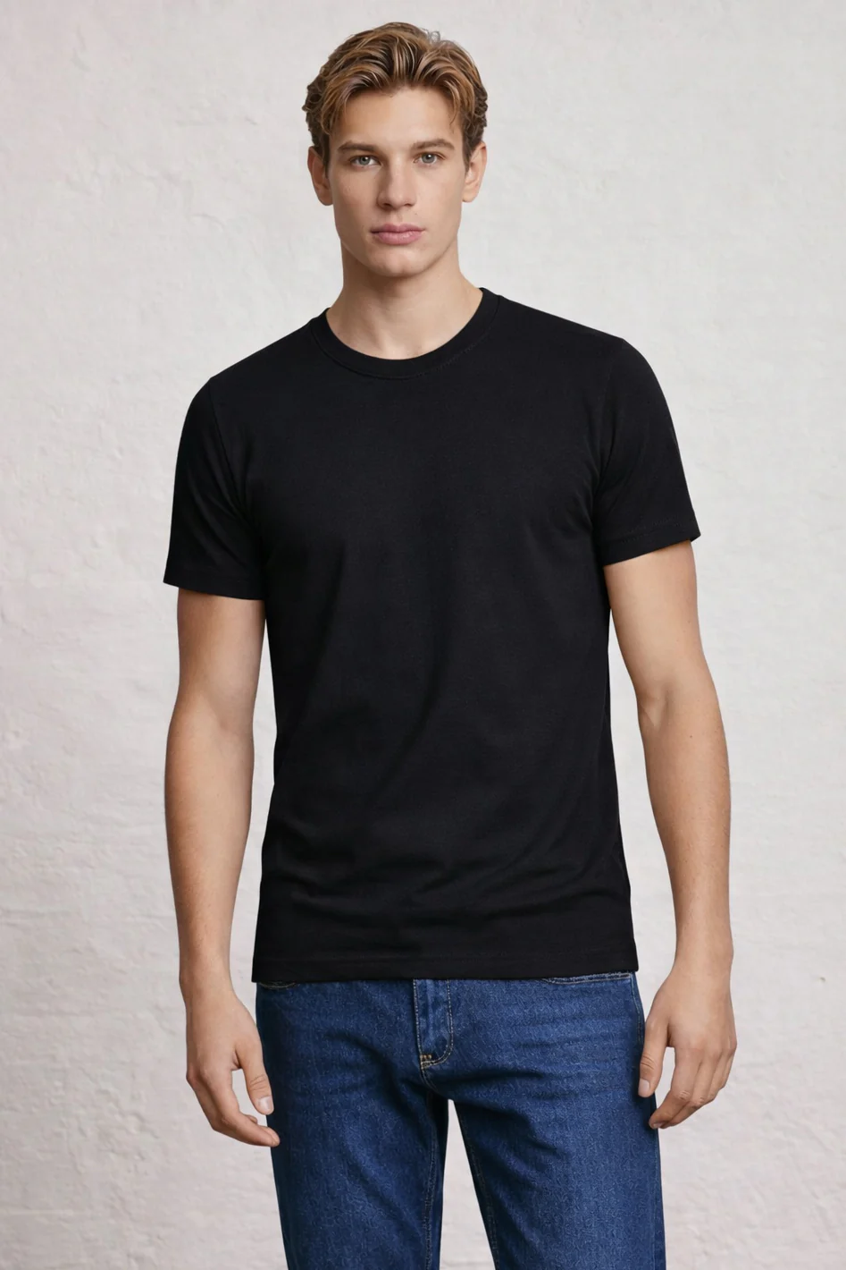 Crew Neck Pocket Roll T-Shirt - Image 37