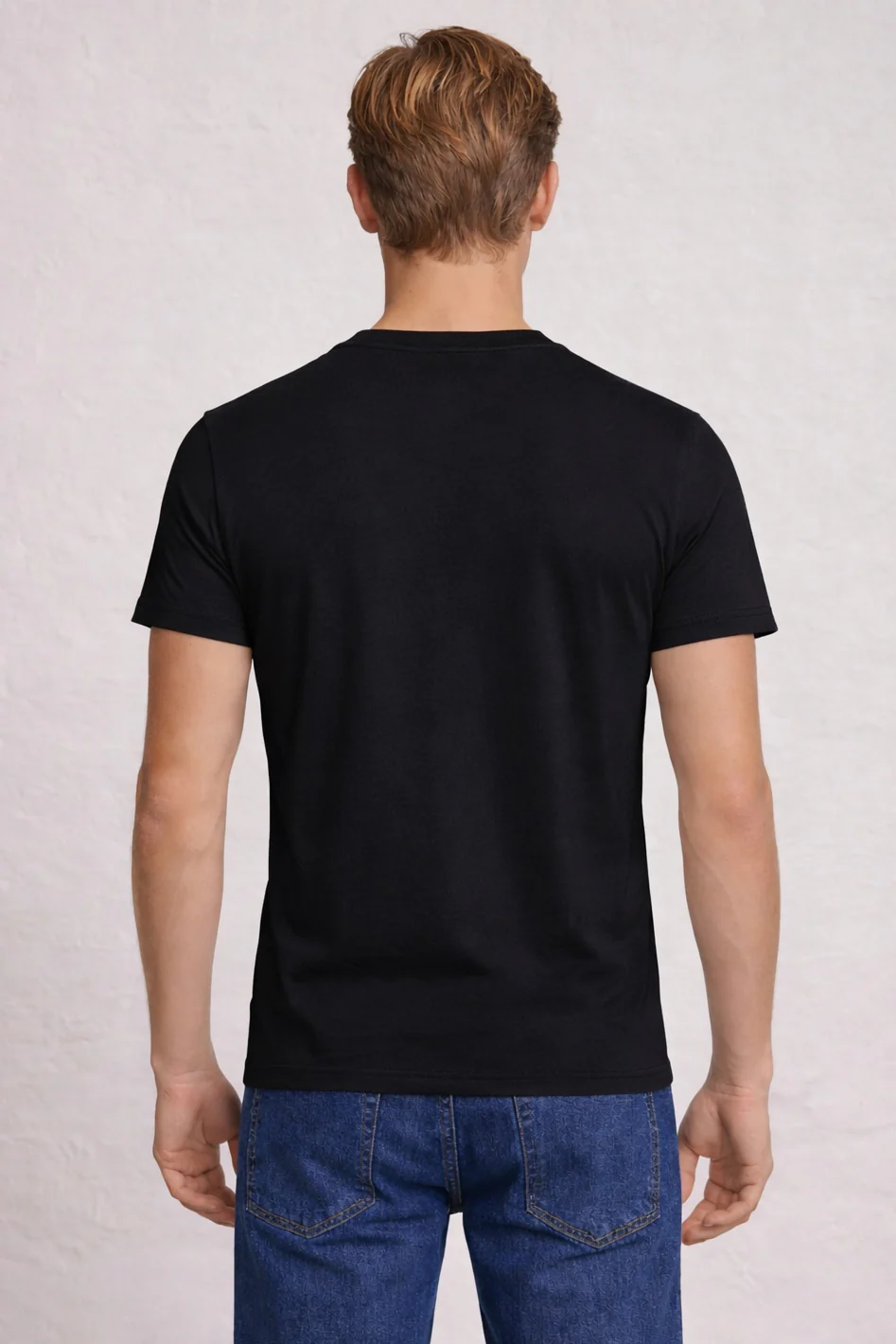 Crew Neck Pocket Roll T-Shirt - Image 38