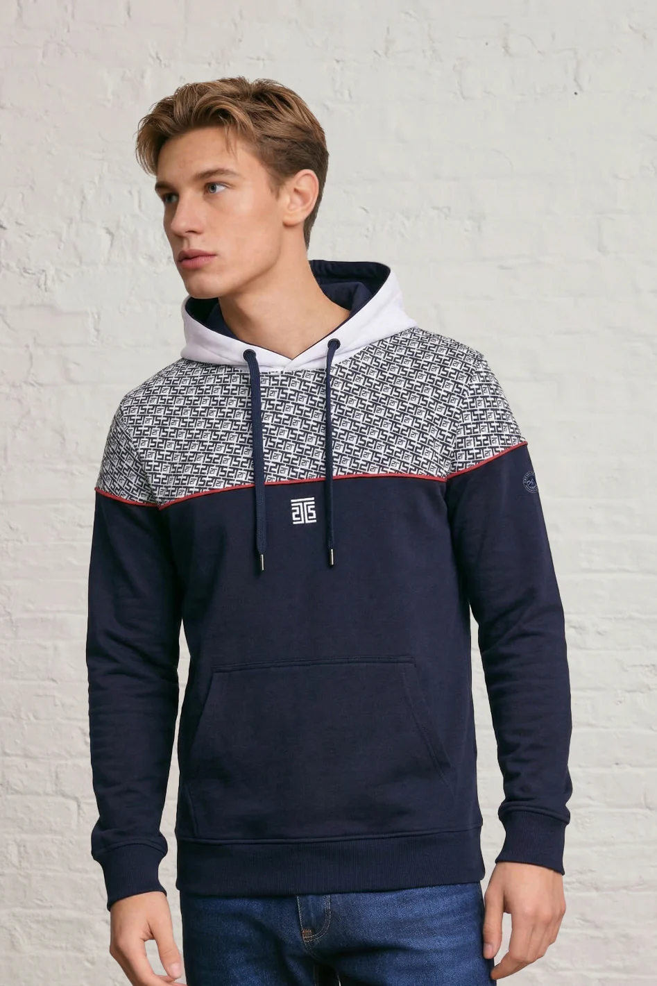 Fashion Fleece TA AOP Panel Hoodie - Image 3