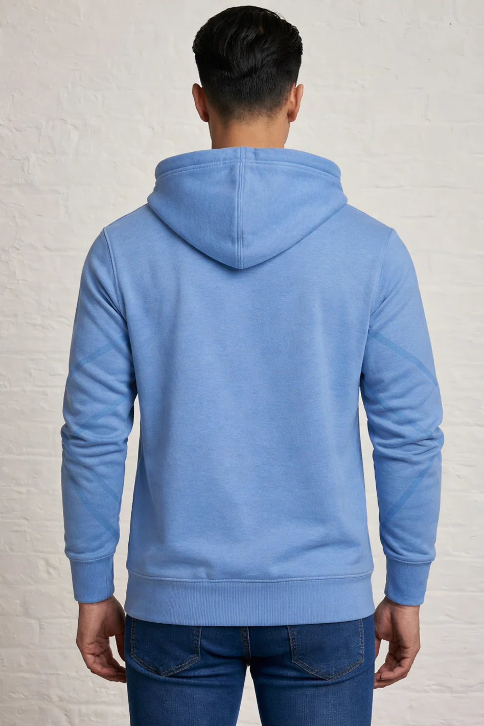 Fashion Fleece Tonal Bur Print Hoodie - Image 2