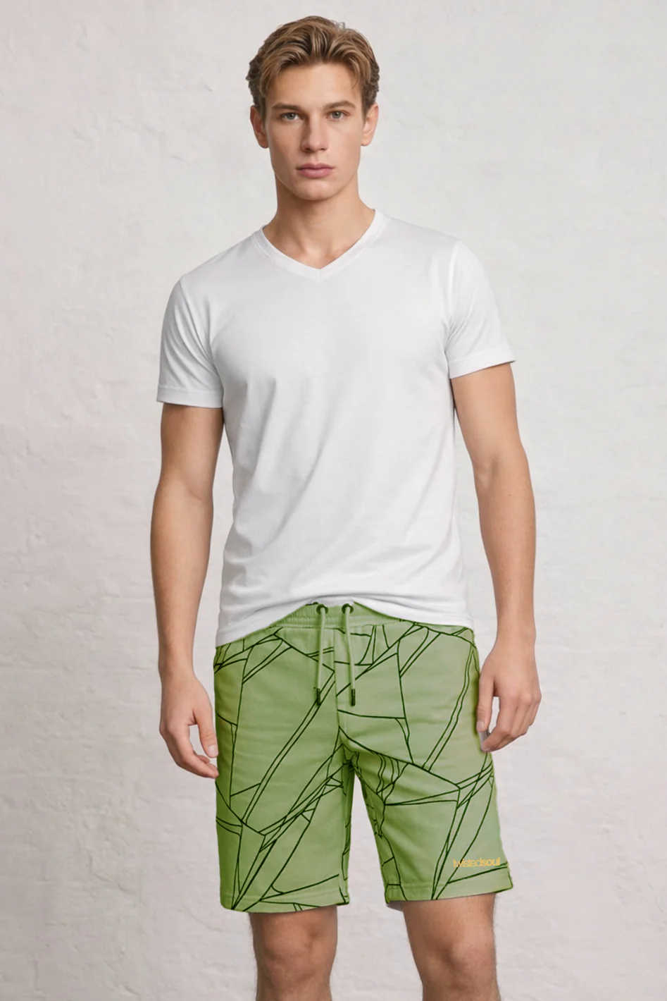 Fashion Fleece TS Slant AOP Shorts
