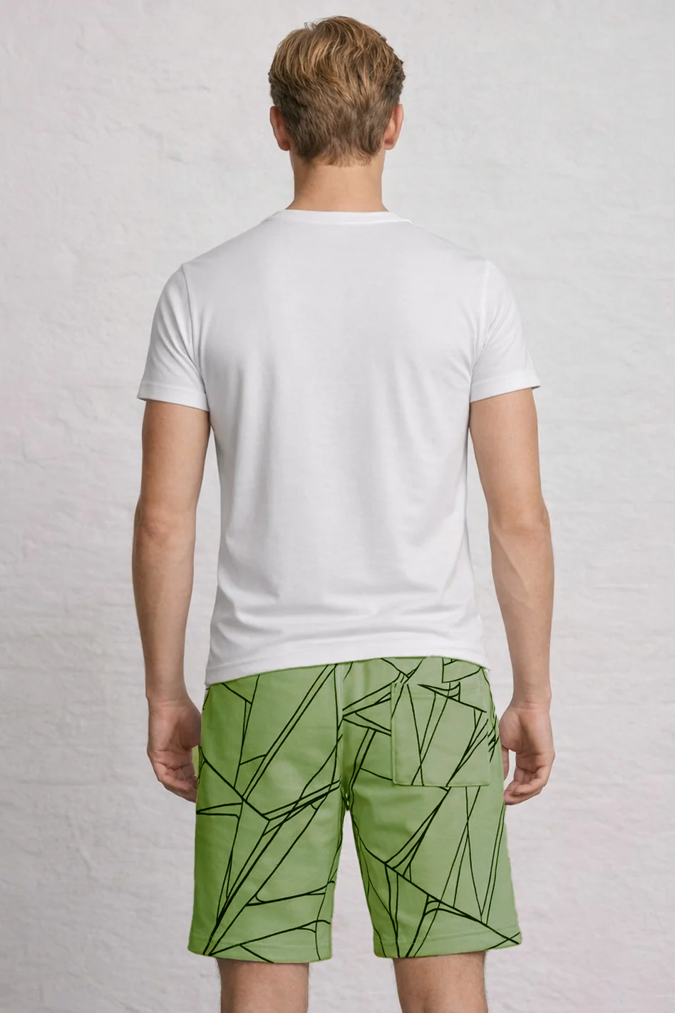 Fashion Fleece TS Slant AOP Shorts - Image 3