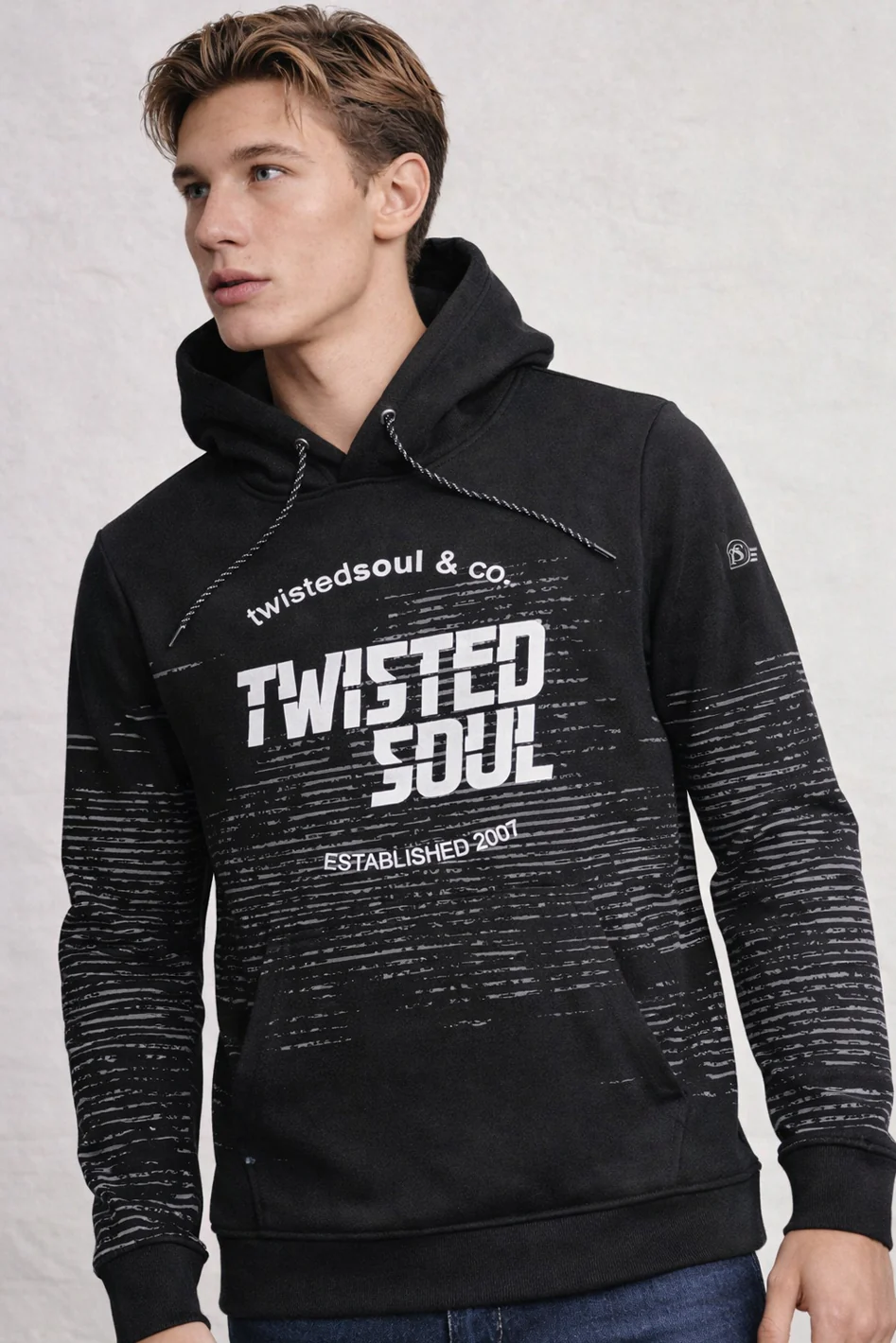 Fashion Fleece TS Tonal Strokes Hoodie