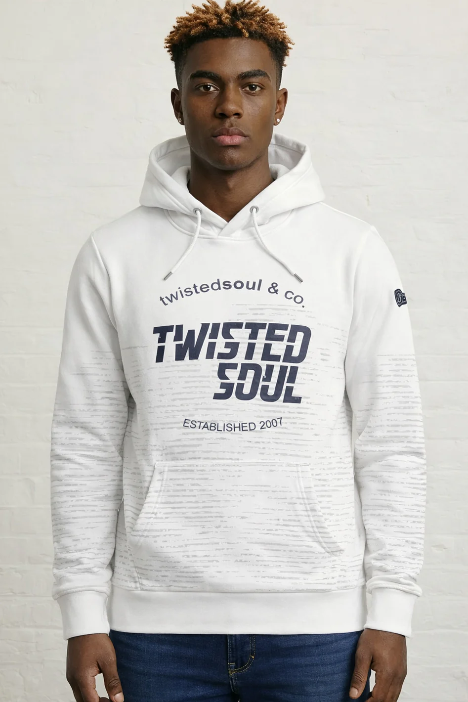 Fashion Fleece TS Tonal Strokes Hoodie - Image 3