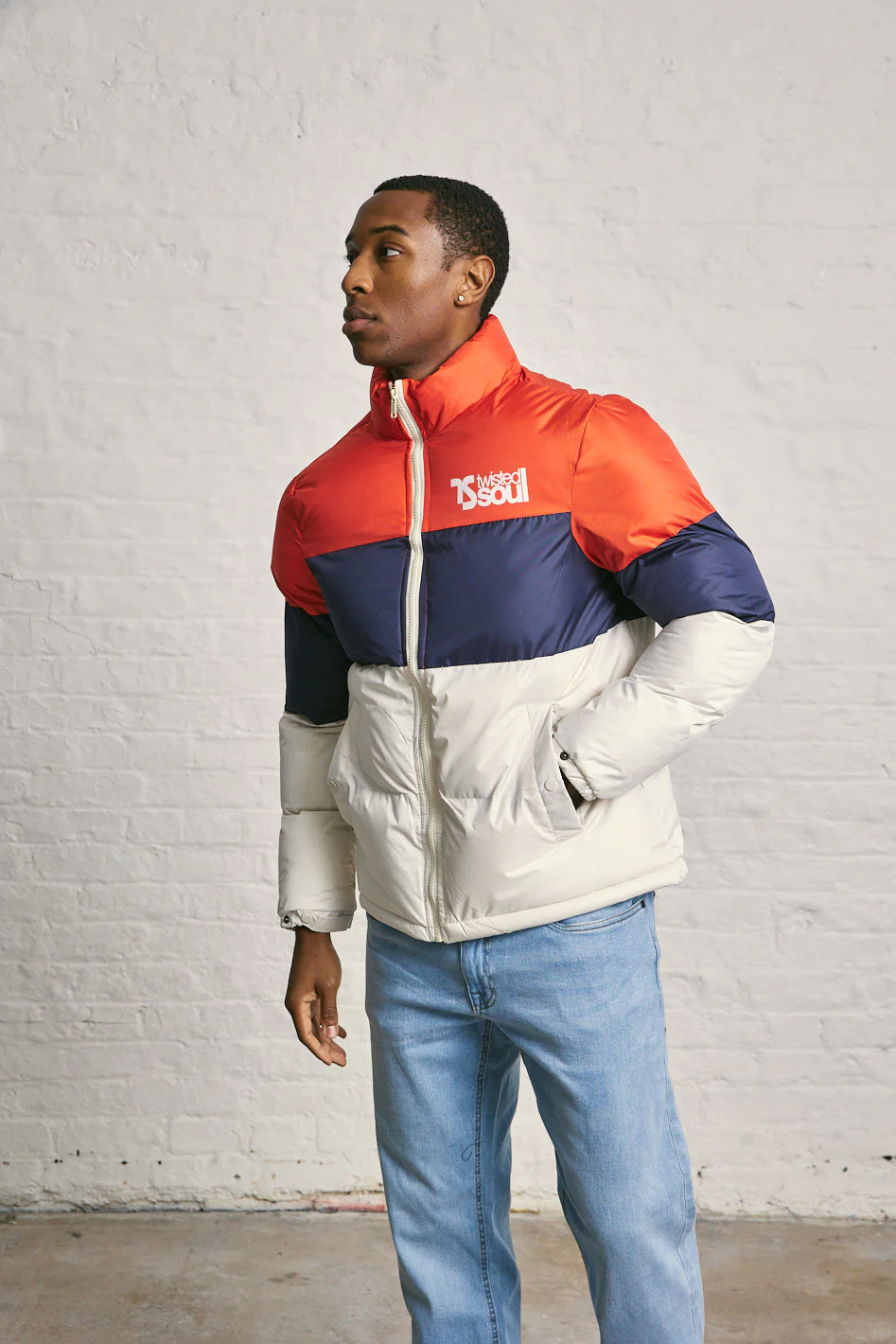 Twisted Soul Funnel Neck Puffer Coat - Image 3