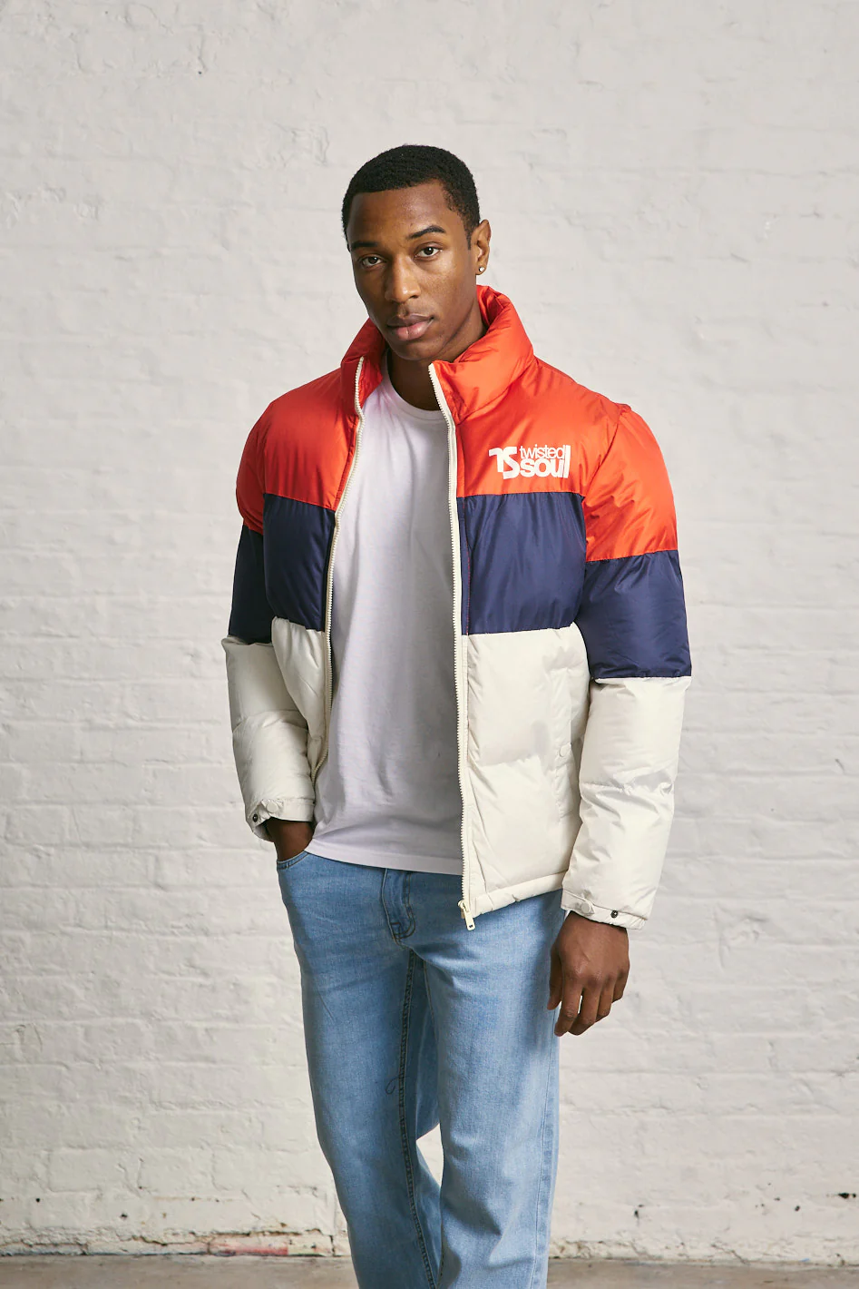Twisted Soul Funnel Neck Puffer Coat - Image 5