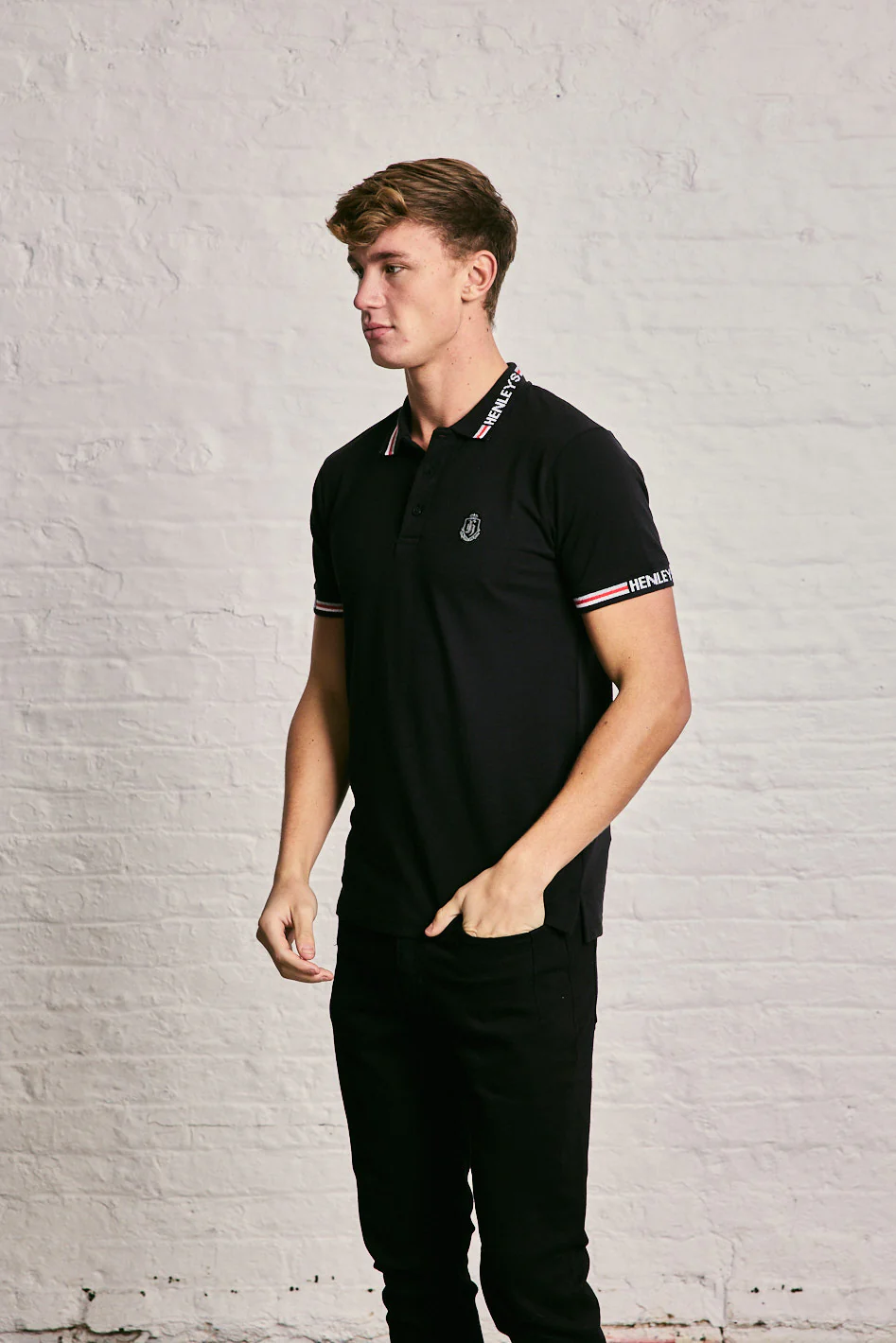 Tipped Collar Polo T-Shirt - Image 12