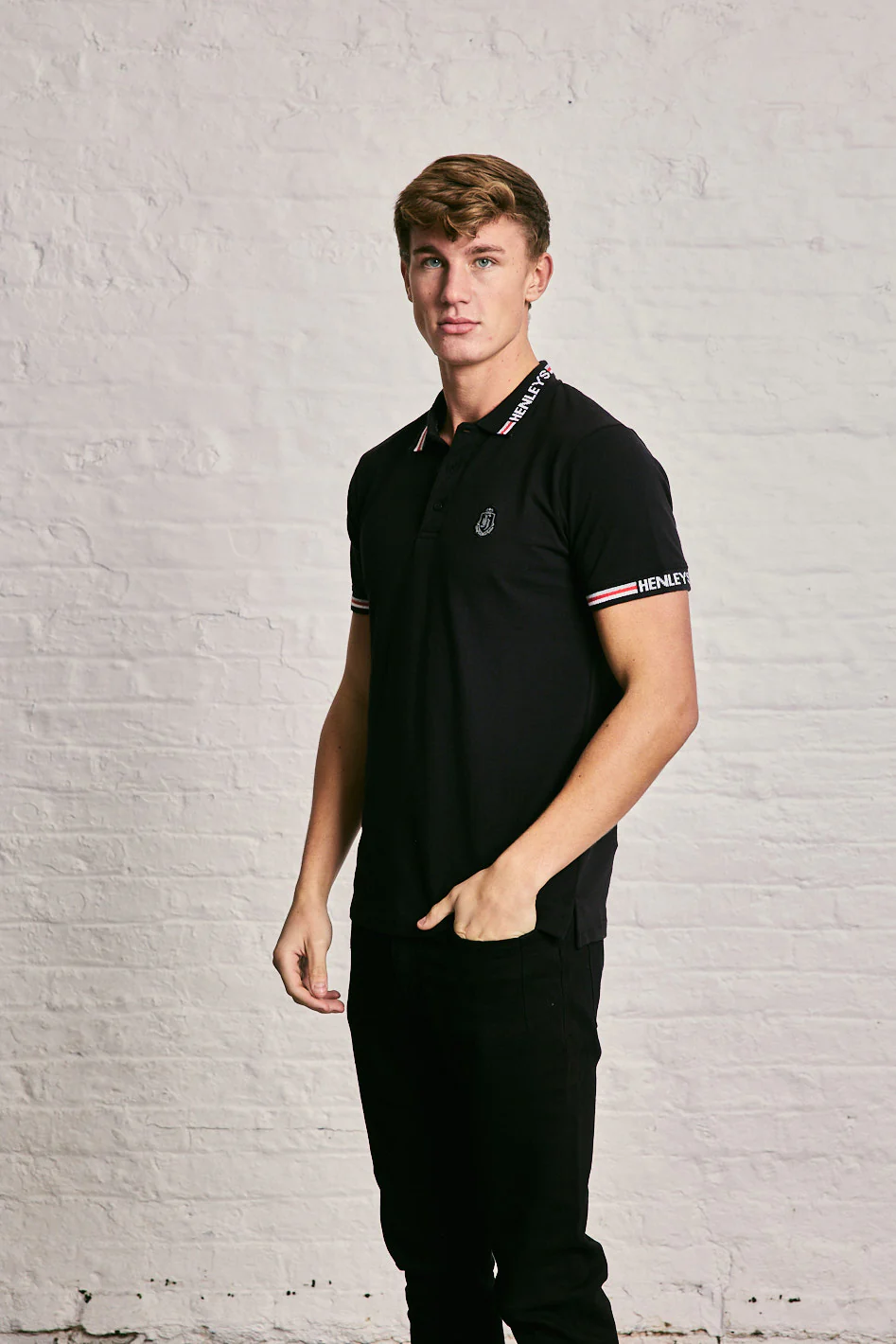 Tipped Collar Polo T-Shirt - Image 13