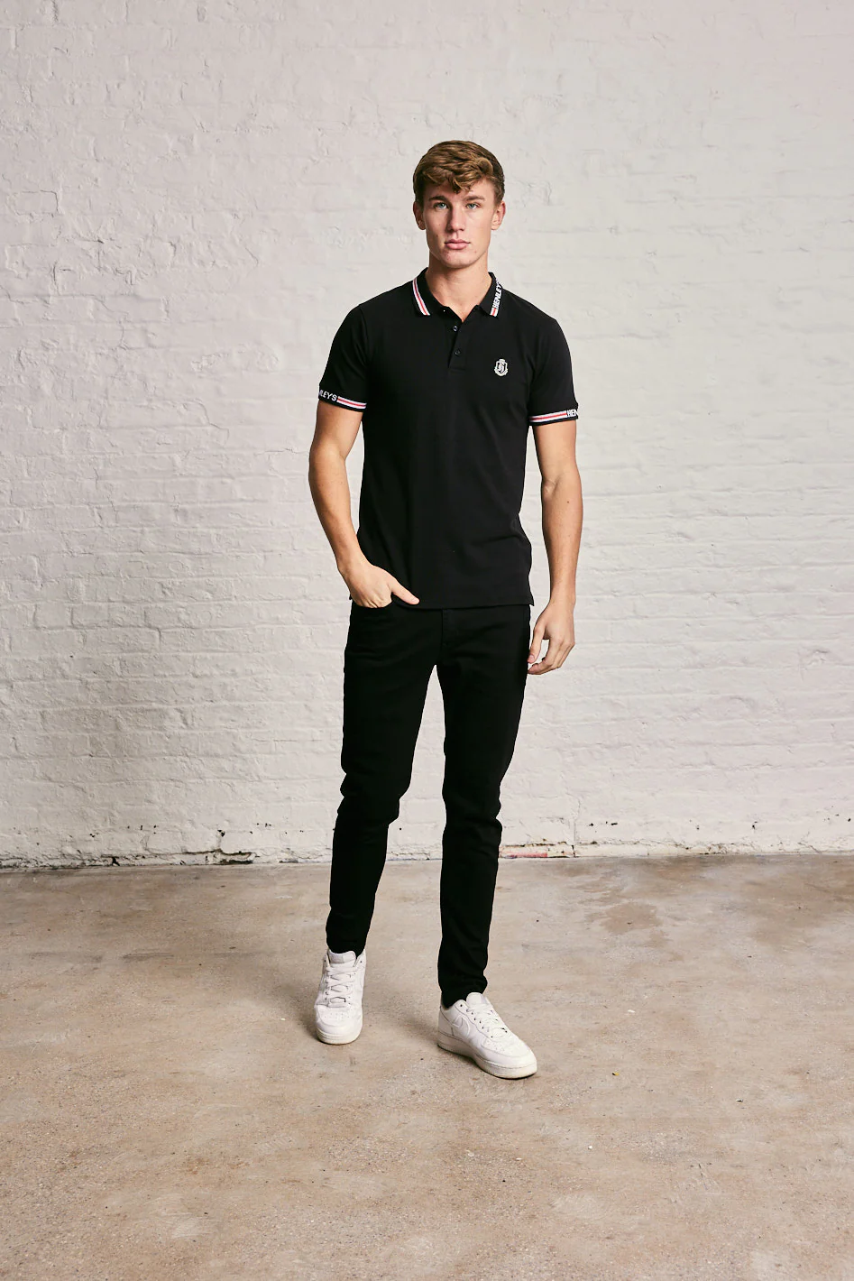 Tipped Collar Polo T-Shirt - Image 14