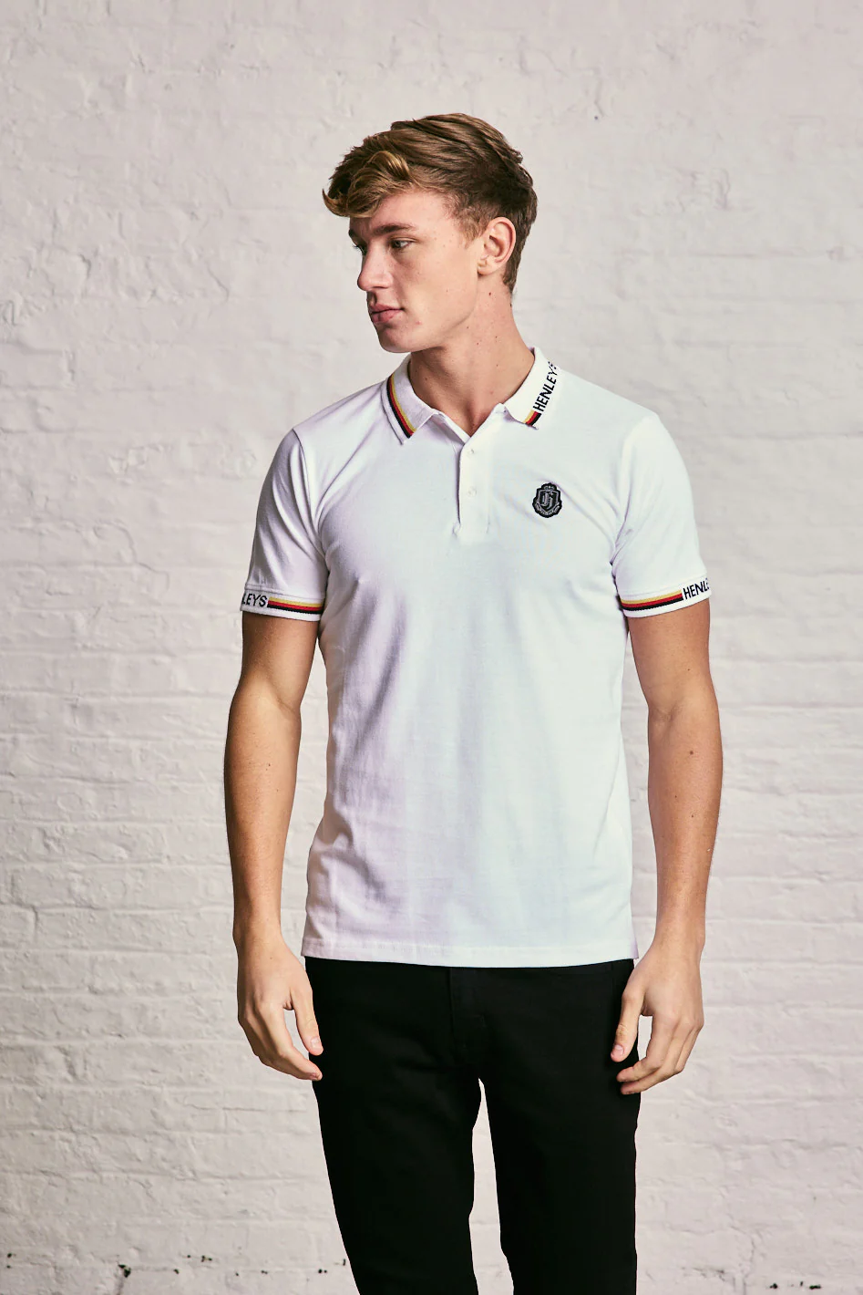 Tipped Collar Polo T-Shirt - Image 17