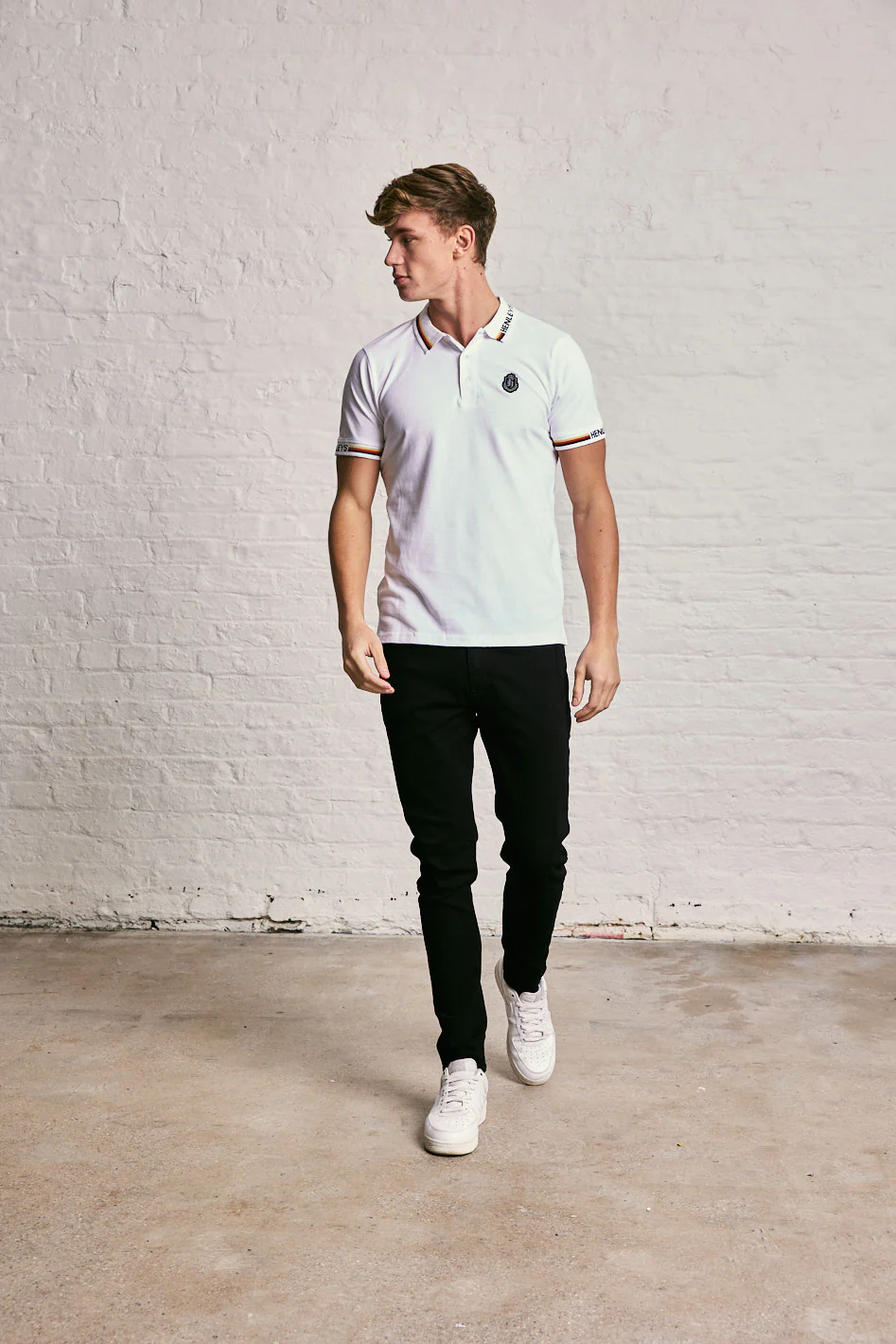 Tipped Collar Polo T-Shirt - Image 18