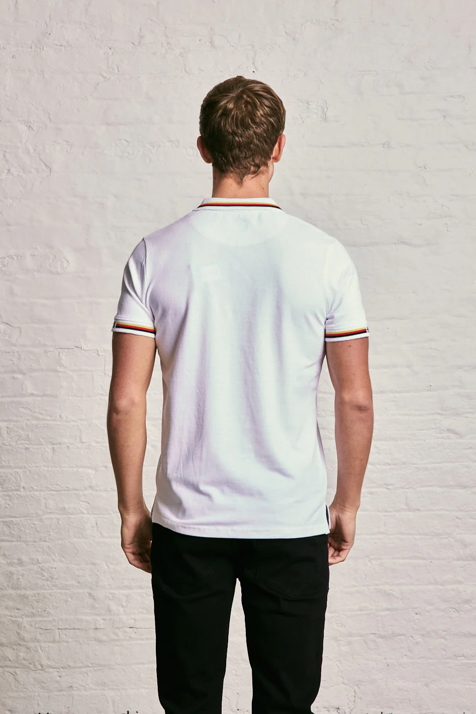 Tipped Collar Polo T-Shirt - Image 19