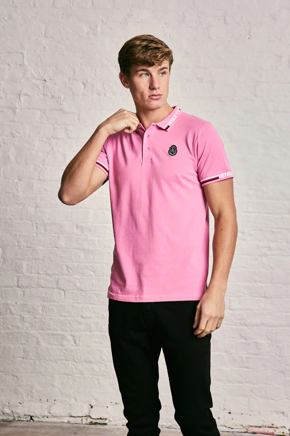Tipped Collar Polo T-Shirt - Image 3