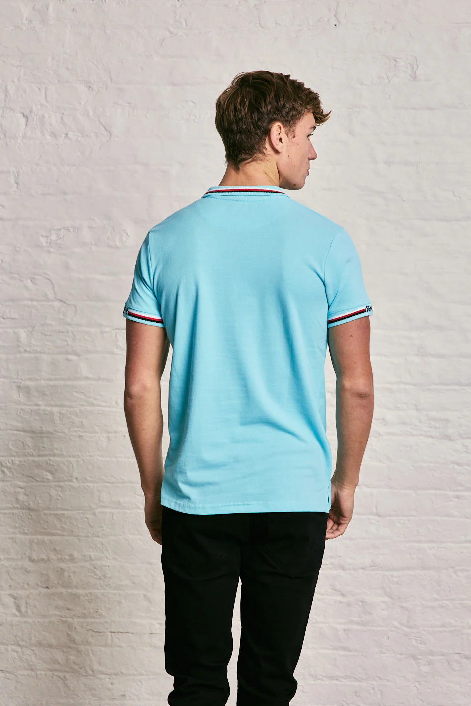 Tipped Collar Polo T-Shirt - Image 8