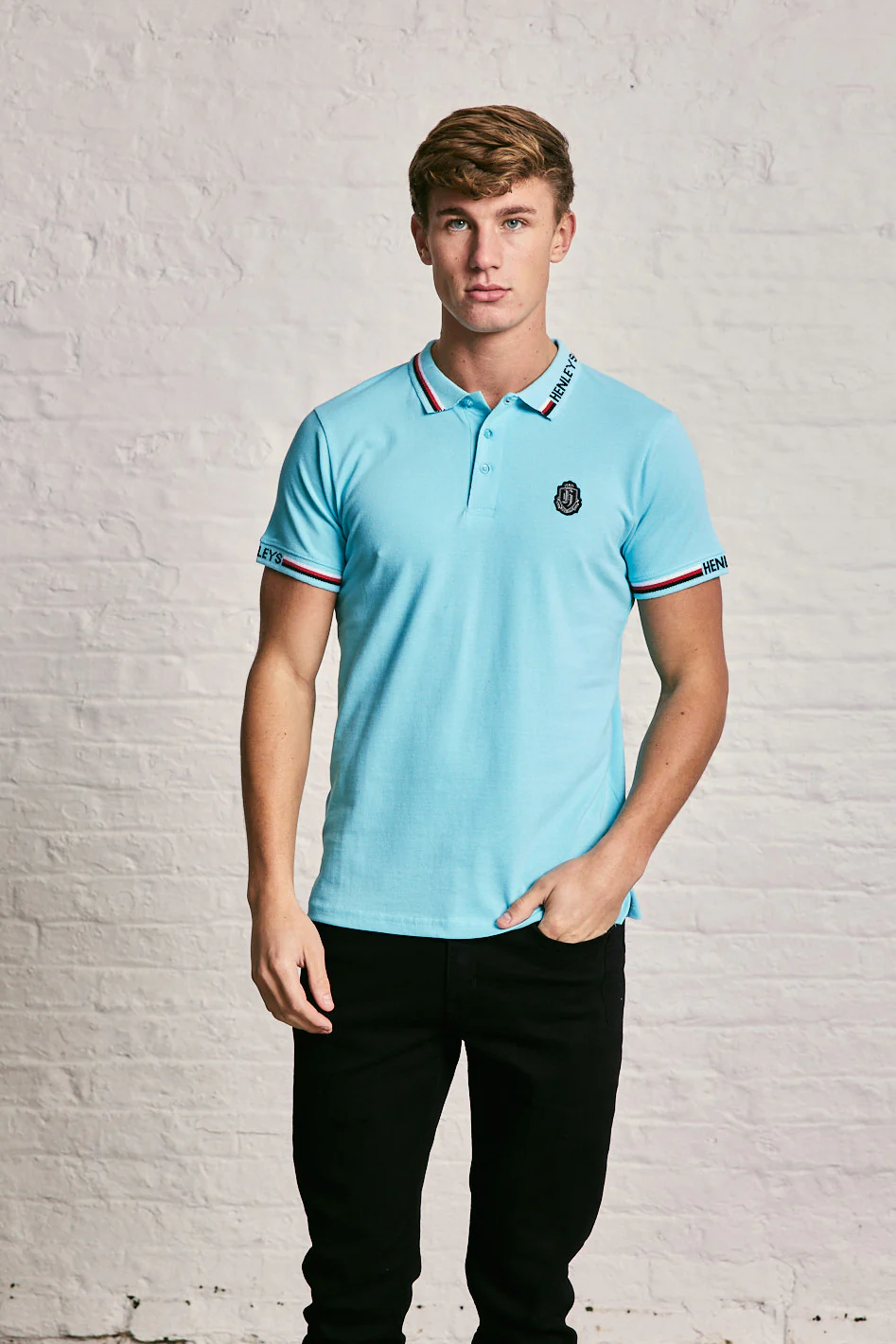 Tipped Collar Polo T-Shirt - Image 9