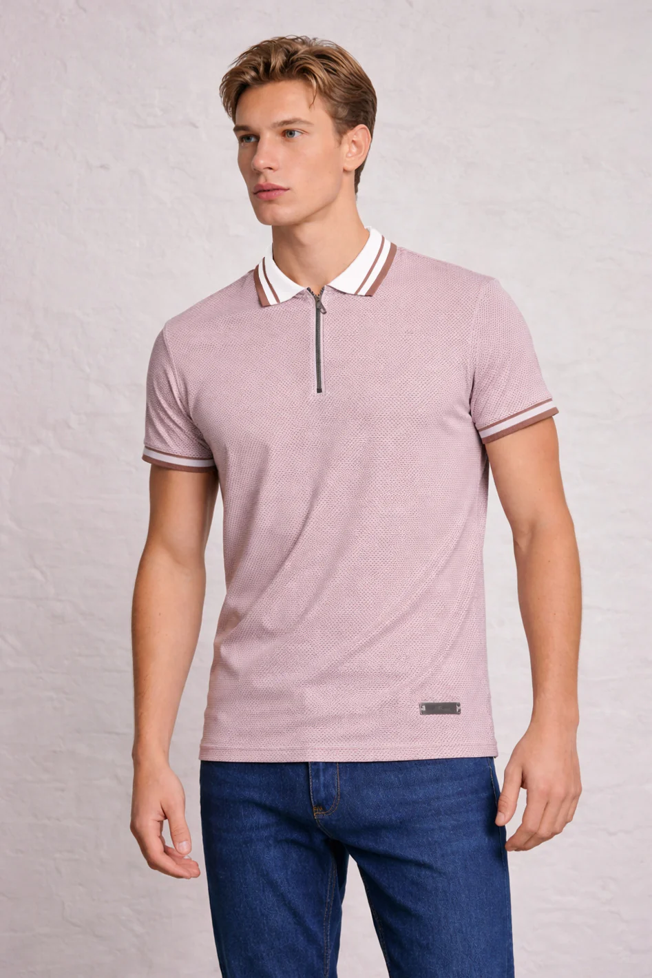 HEXAGON ZIP POLO - Image 5