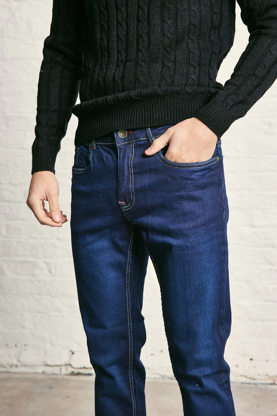 IN Straight Denim Jeans - Shop 2 for £35 - Image 5