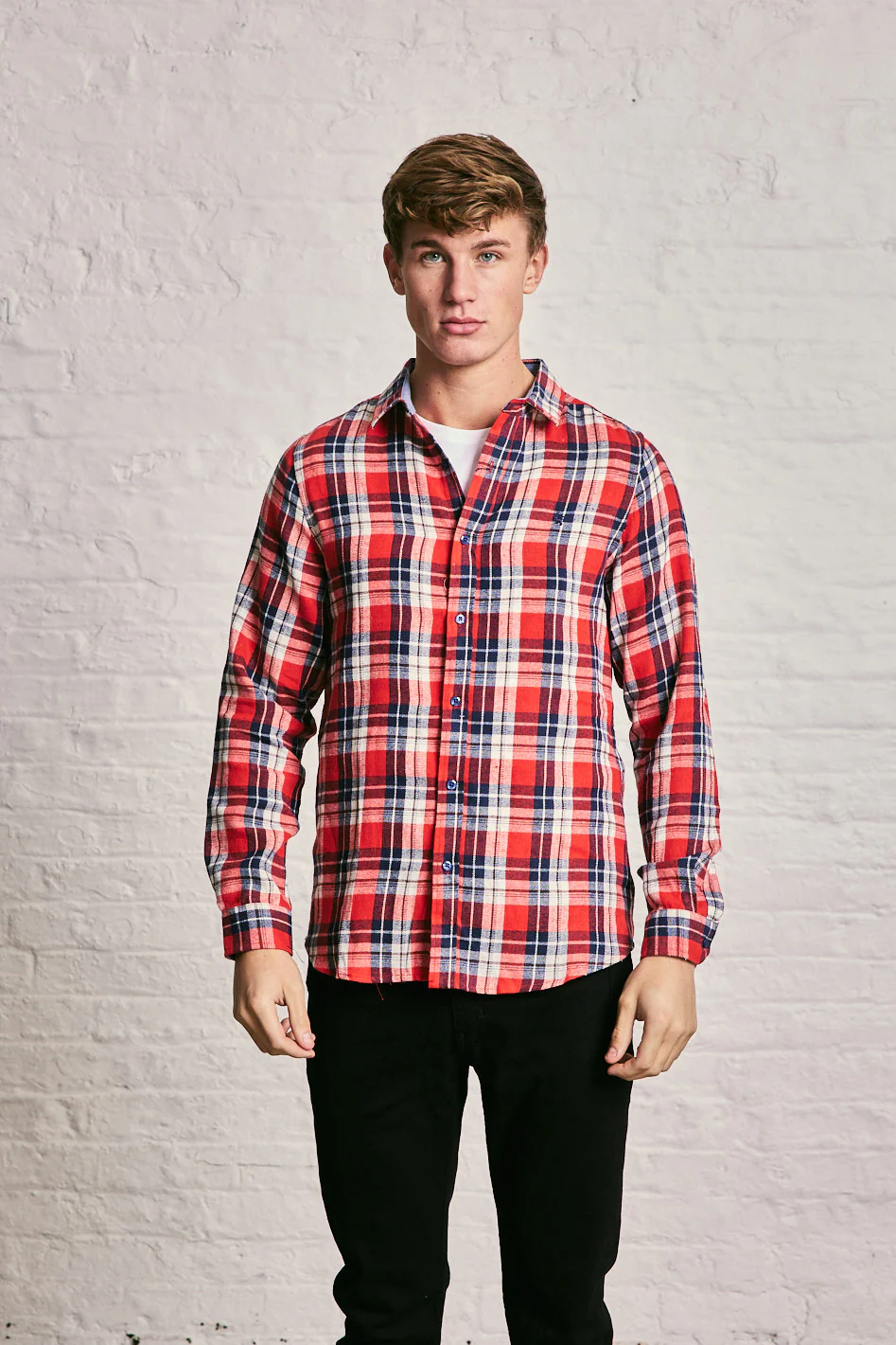 Long Sleeve Check Shirt - Image 13