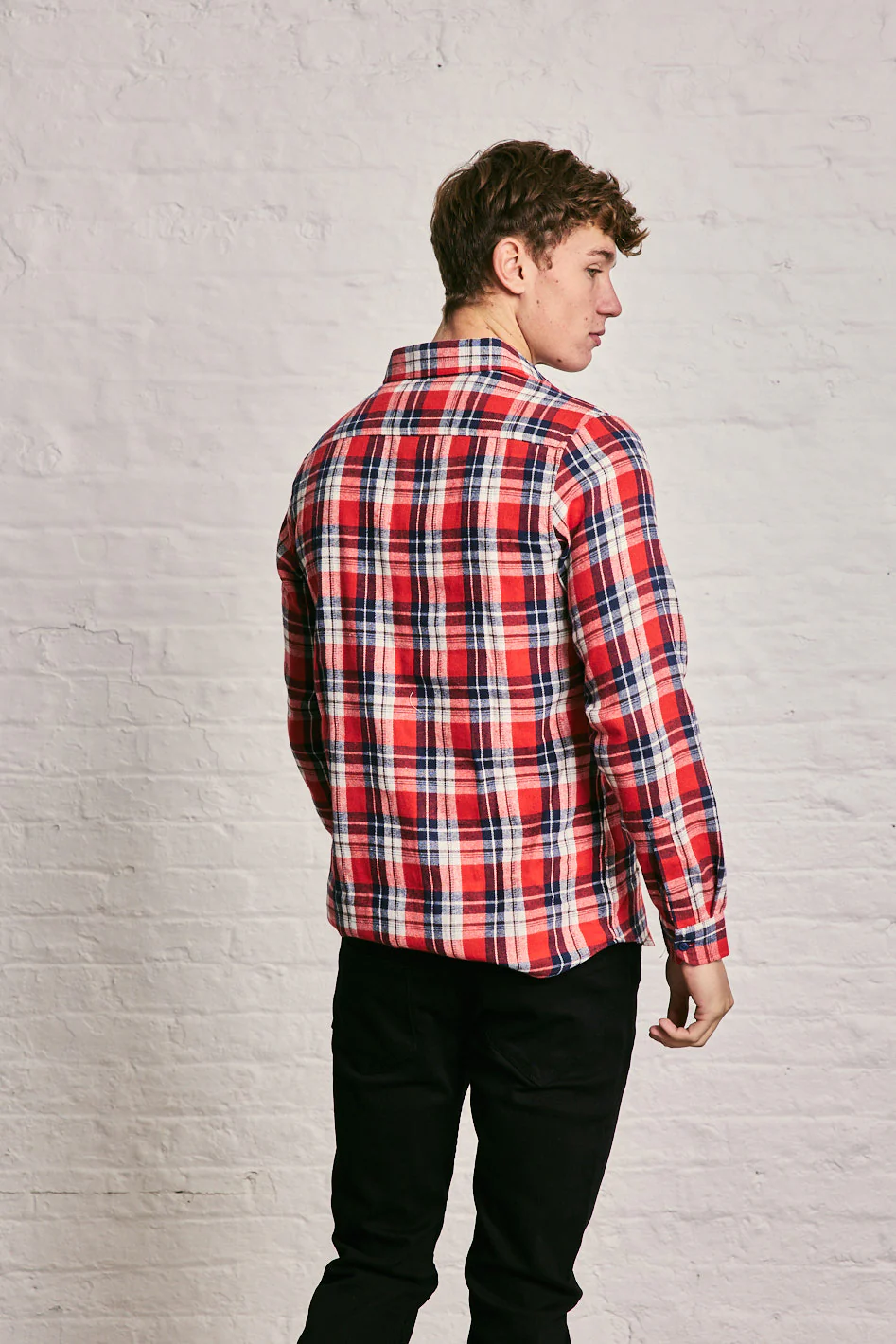 Long Sleeve Check Shirt - Image 15