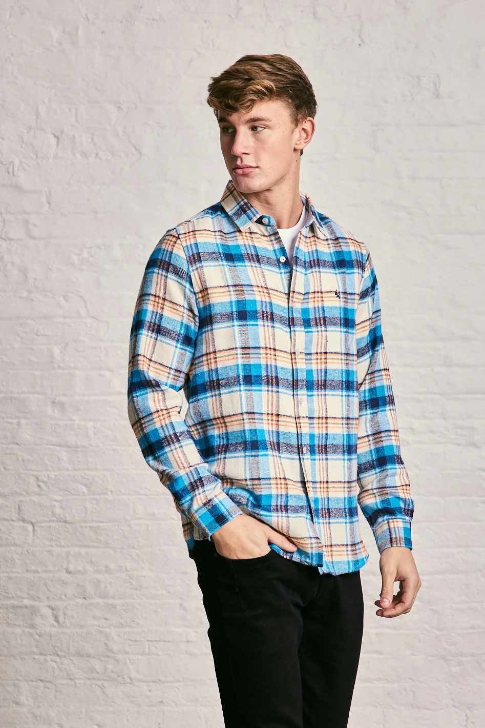 Long Sleeve Check Shirt - Image 2