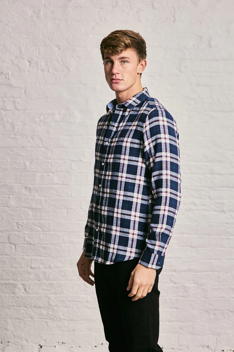 Long Sleeve Check Shirt - Image 20