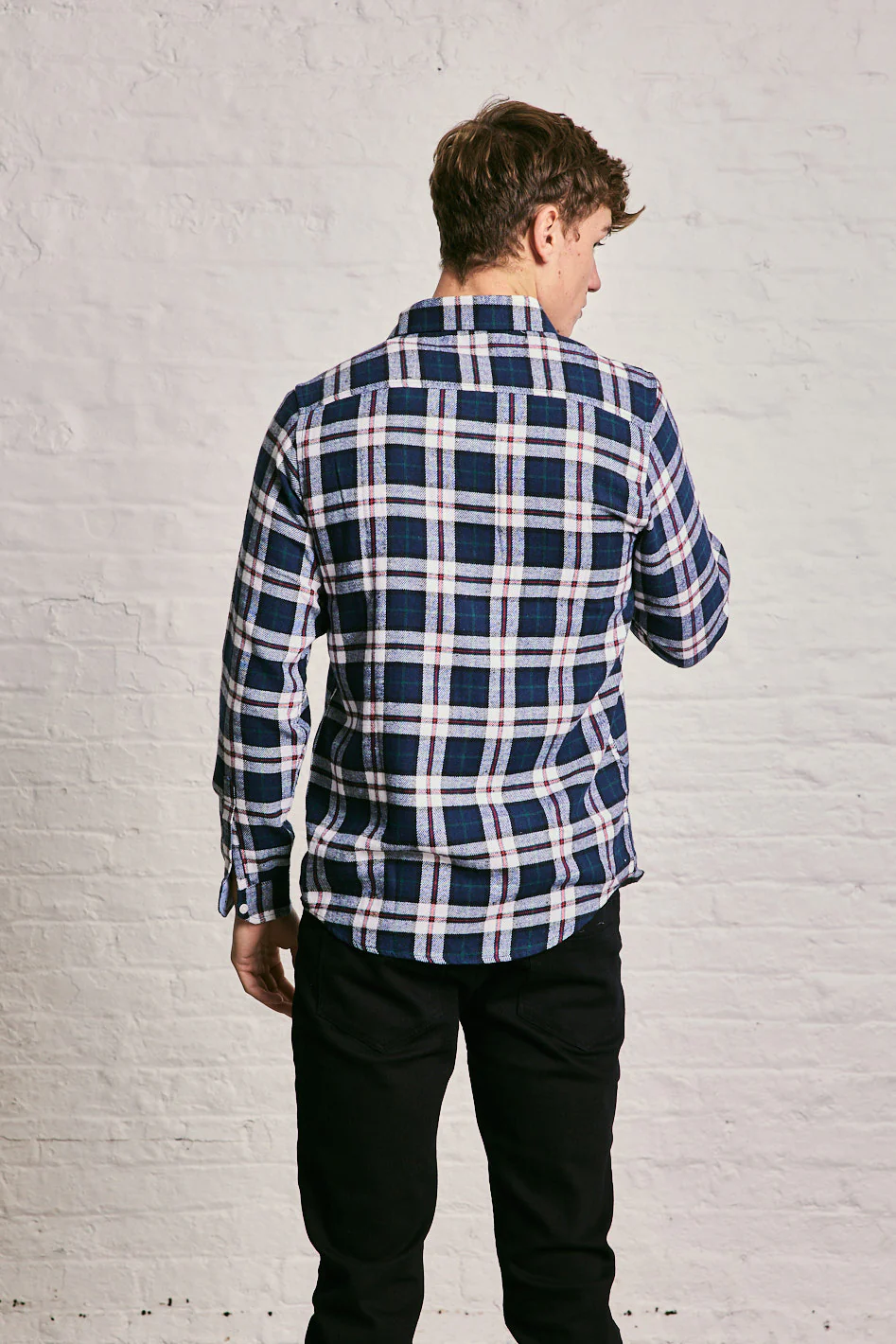 Long Sleeve Check Shirt - Image 21