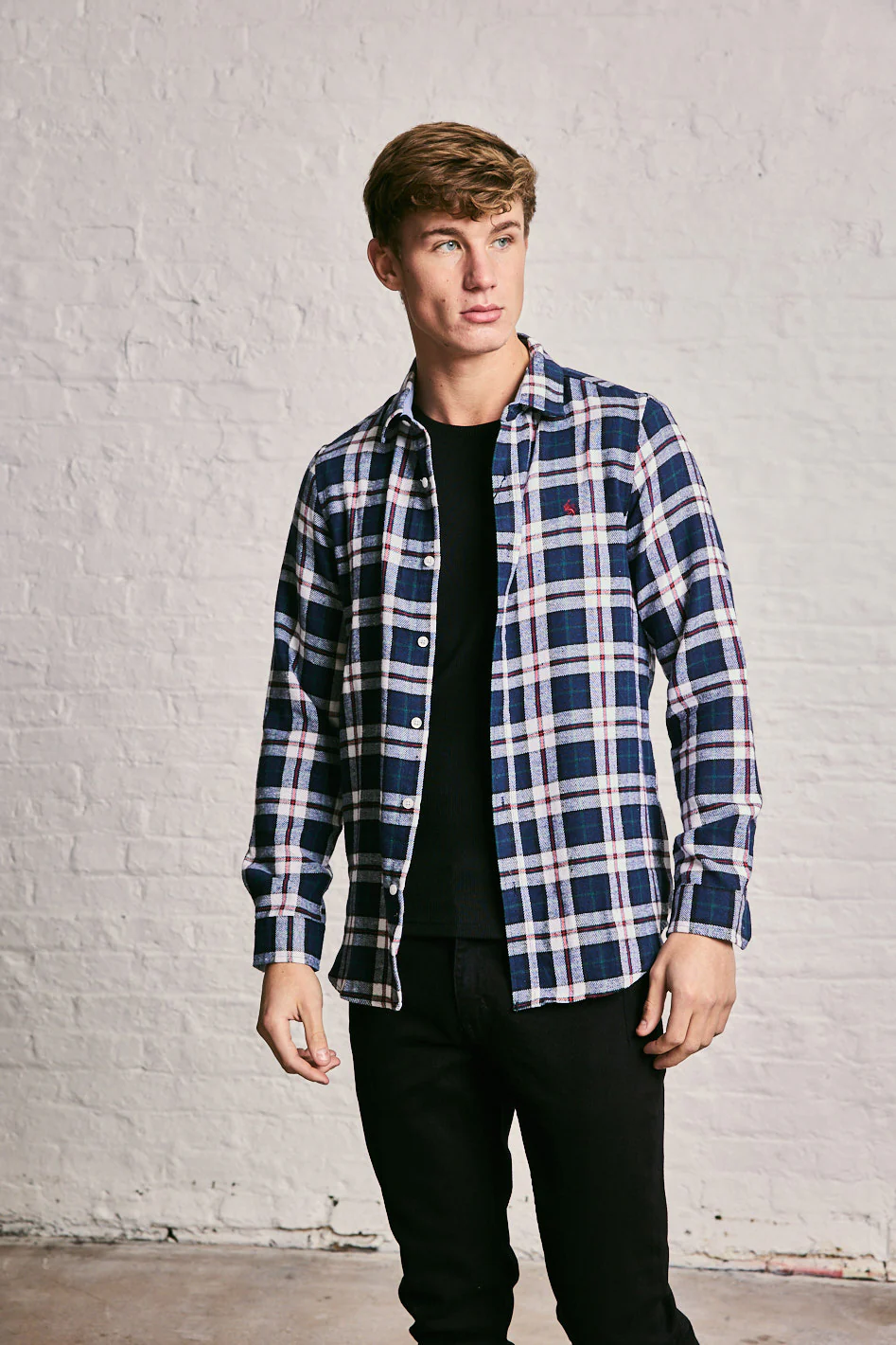Long Sleeve Check Shirt - Image 24