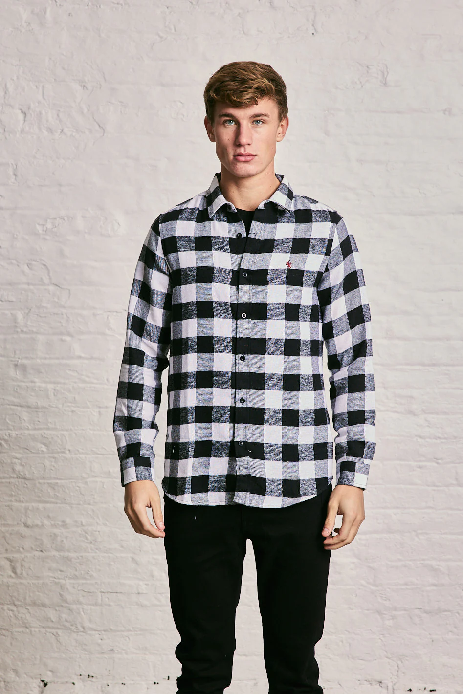 Long Sleeve Check Shirt - Image 6