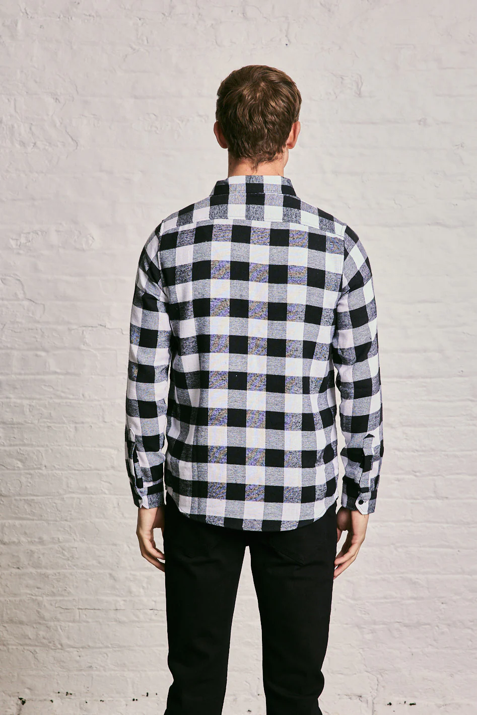 Long Sleeve Check Shirt - Image 9