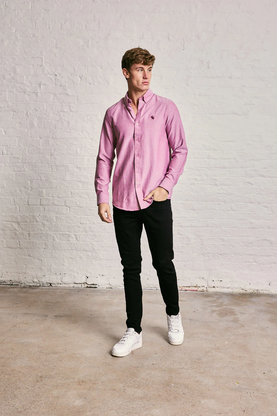 Long Sleeve Oxford Shirt - Image 10