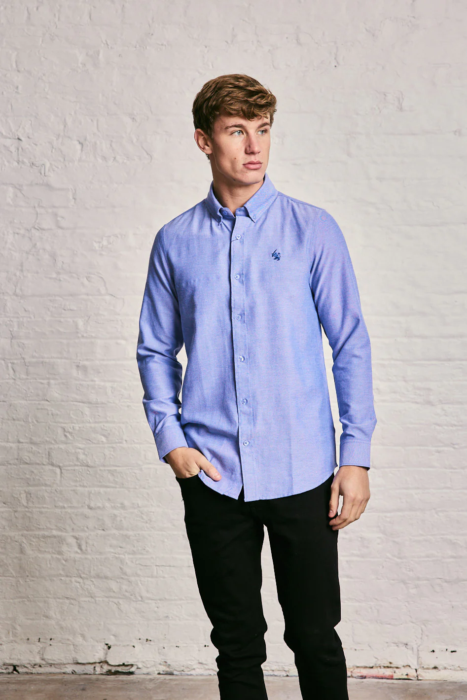 Long Sleeve Oxford Shirt - Image 14
