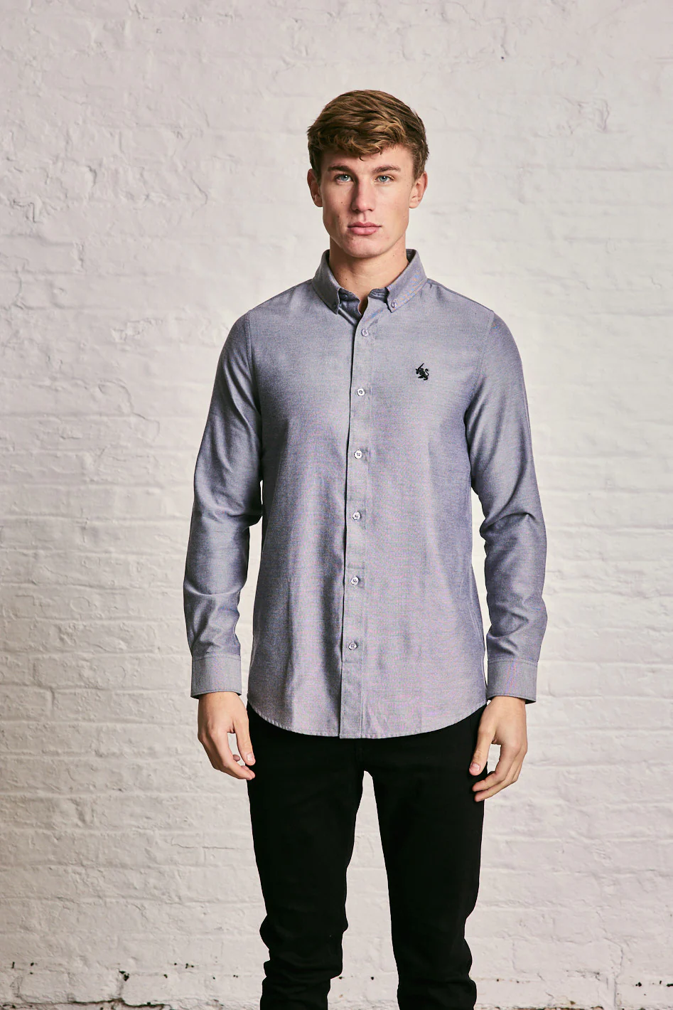 Long Sleeve Oxford Shirt - Image 3
